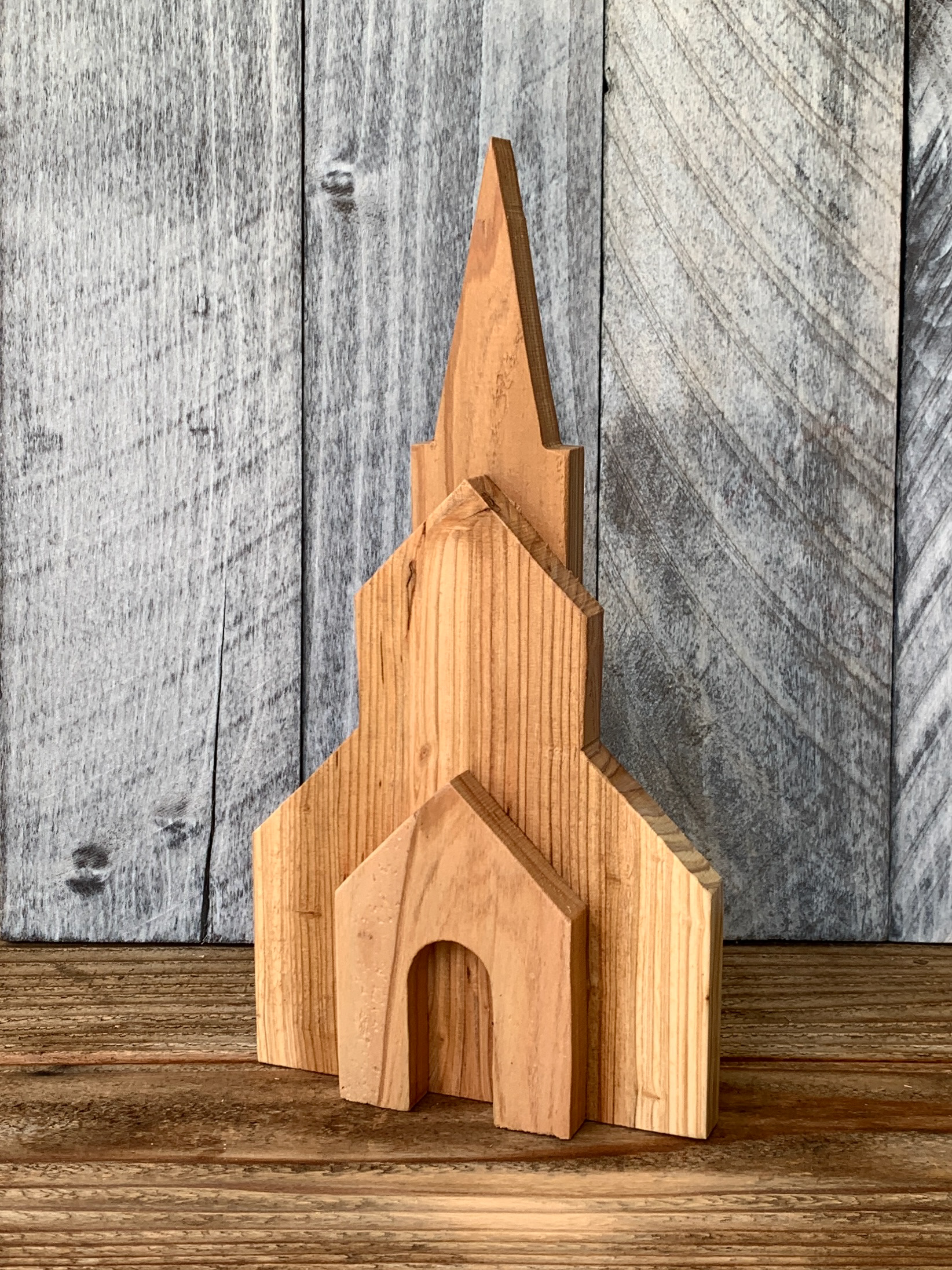 Country Church - natural (small - approximately 9” tall) $25