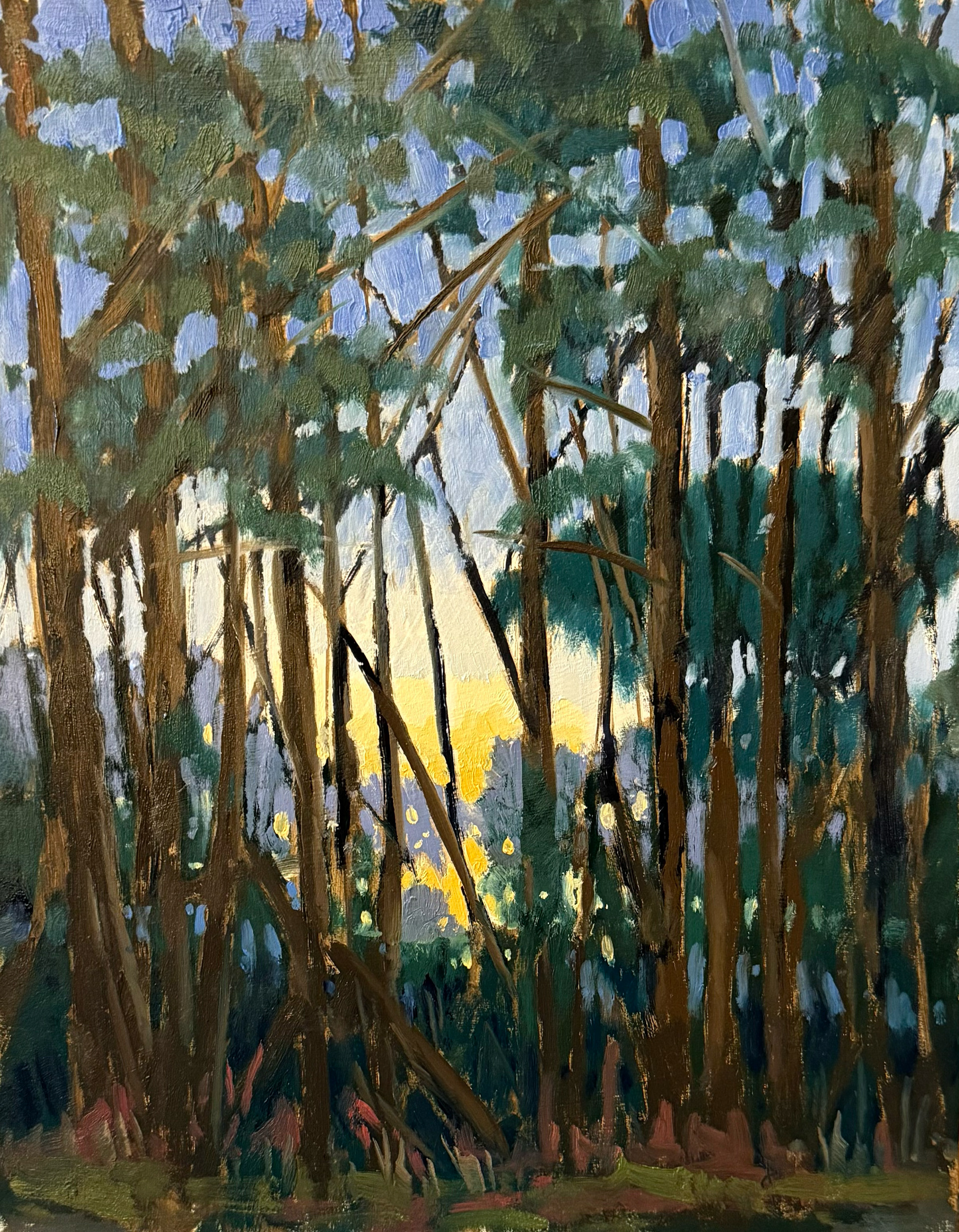 Sunrise 8x10 oil on cradled panel