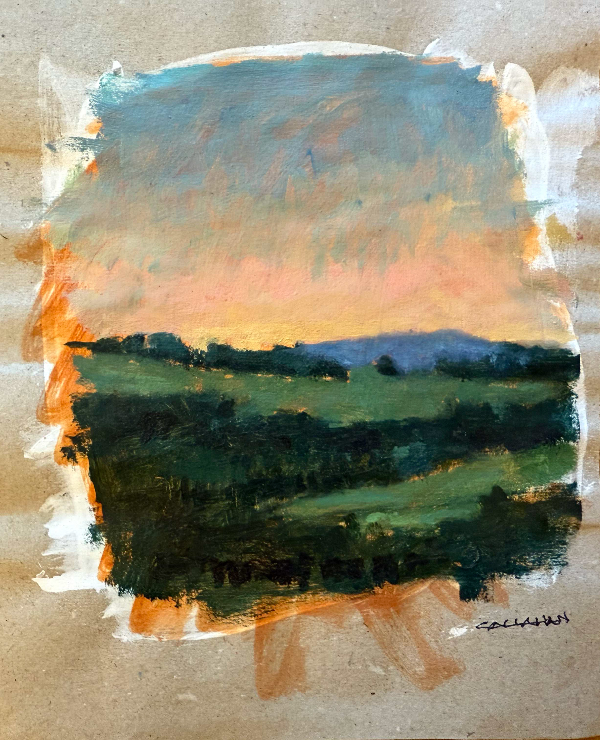 Sunset Study 8x10