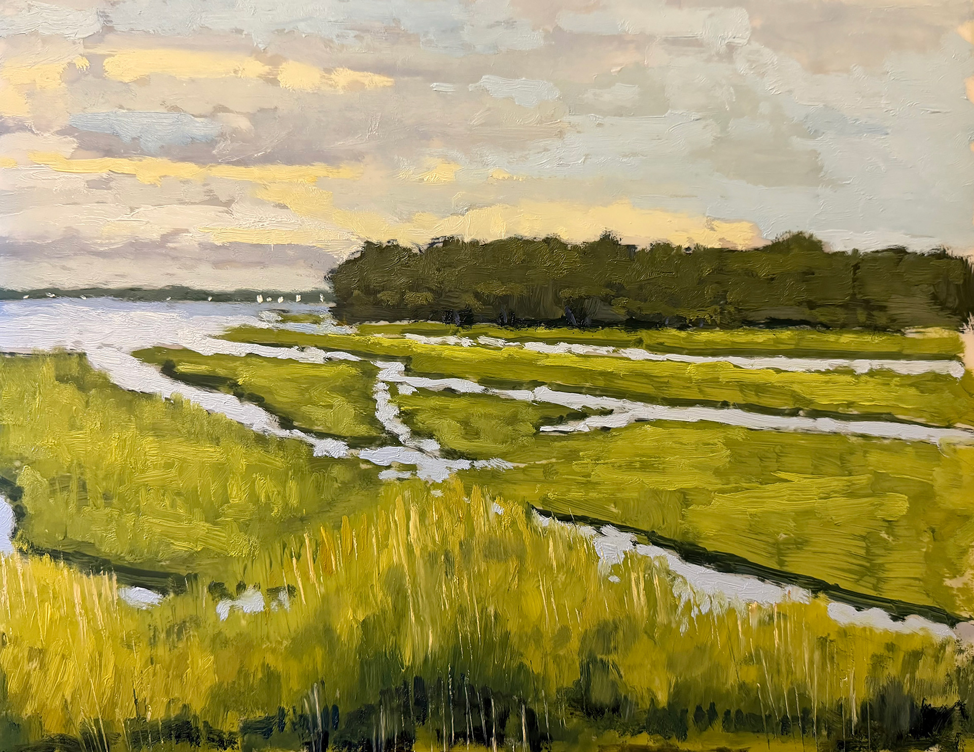 Wing's Neck Saltmarsh 14 x 11