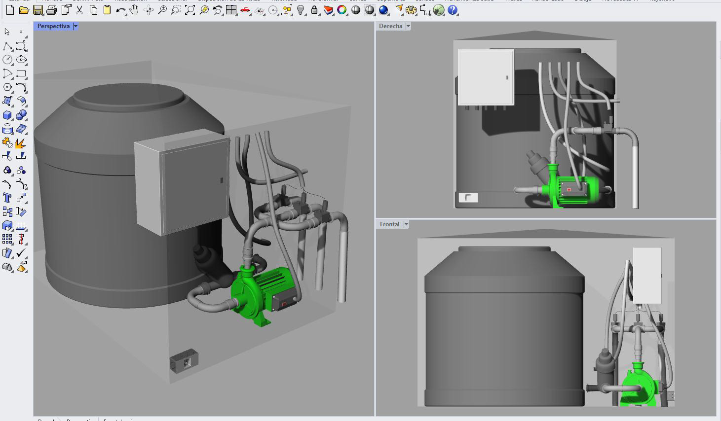 Modelado en Rhinoceros 3D