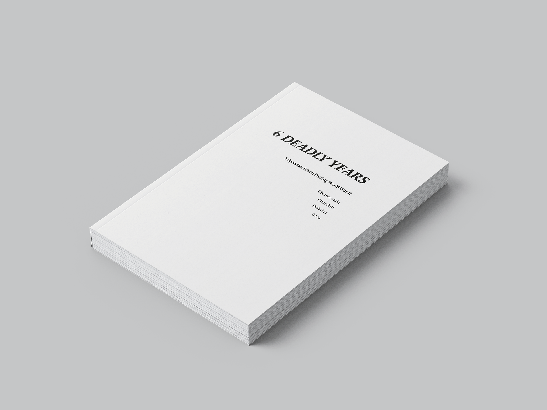 Text Only – Cover Mockup