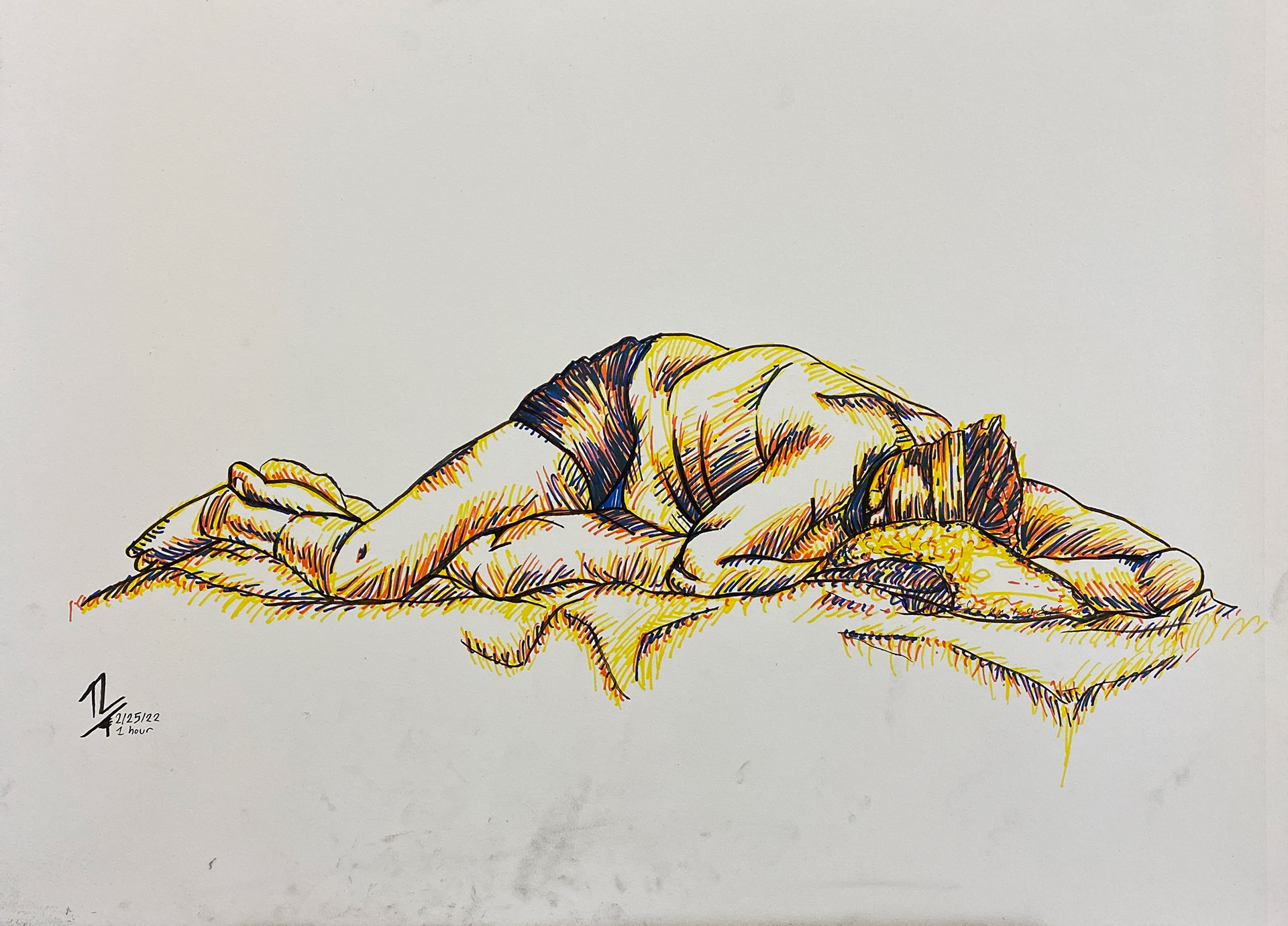 2022 Figure Drawing 1hr w/ Markers
