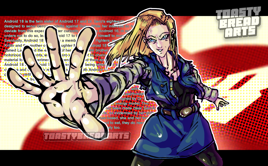 Android 18 DBZ Fan Art
