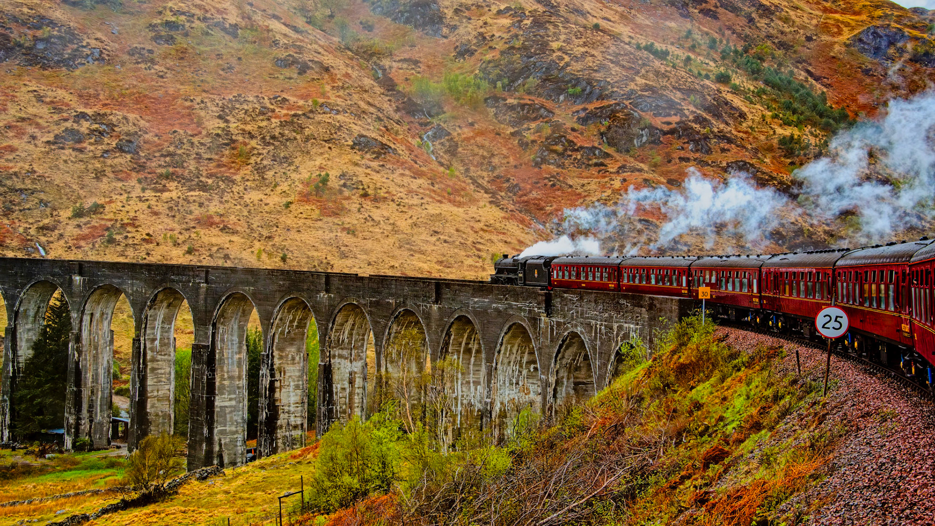 The Jacobite Location: Glenfinian Viaduct