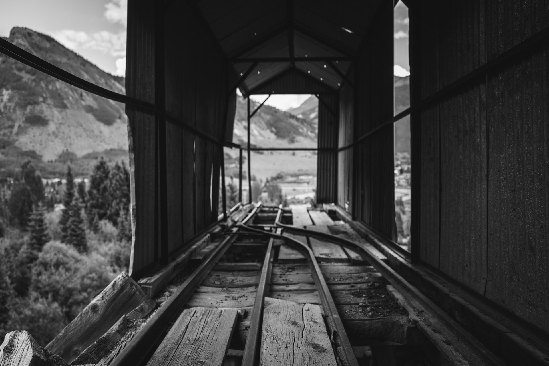 Abandoned mine in Silverton, CO