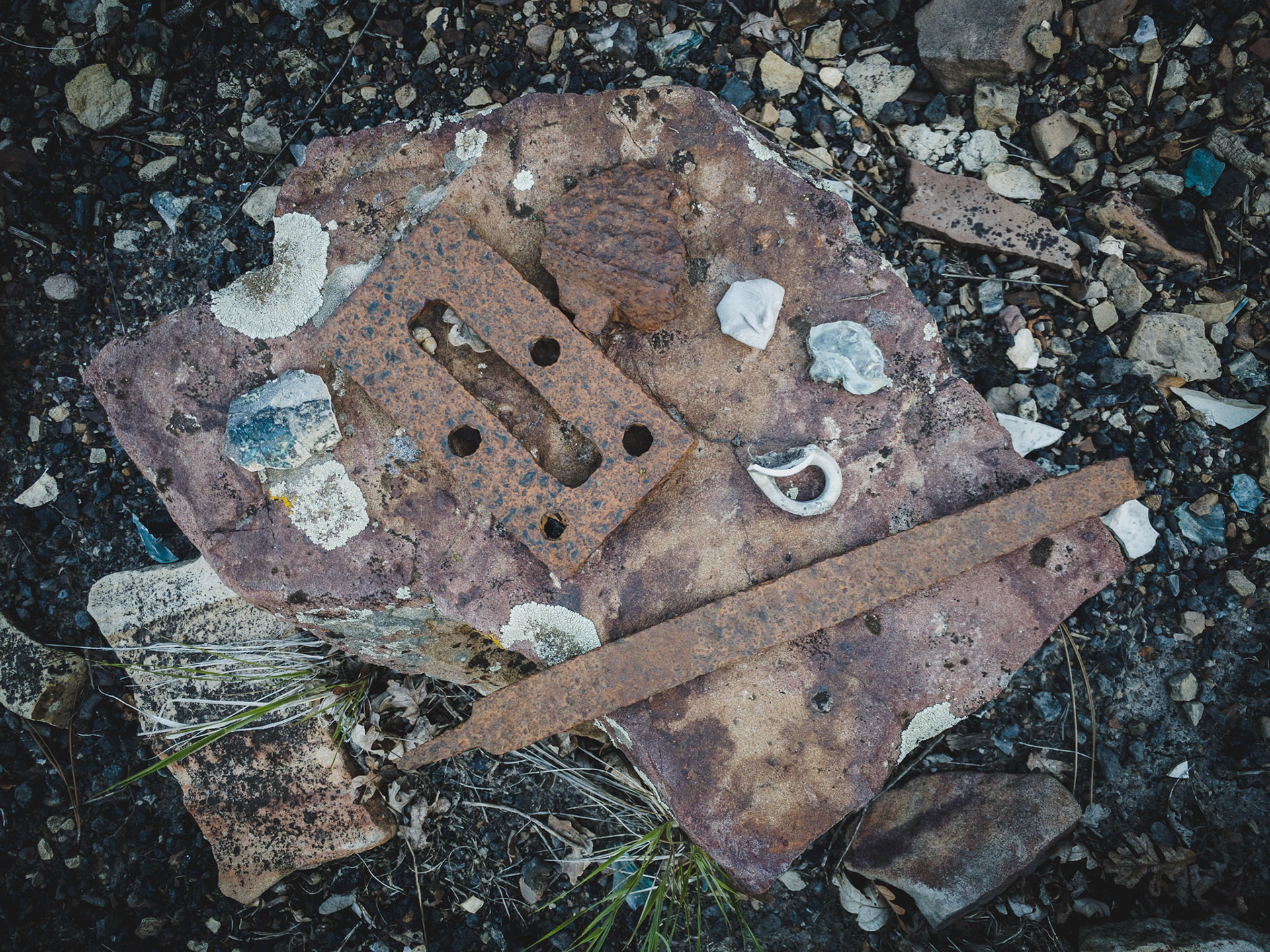 Doing a hike up to Perins Peak the other day and stumbled upon the original route for the Boston Coal &amp; Fuel Railroad. The old path is seldom walked and overgrown in many areas, I saw no footprints along the way. The railroad was dismantled in 1927 after the mine closed.  The established trail to Perins Peak follows the old route for a while before splitting off and heading to the mine.