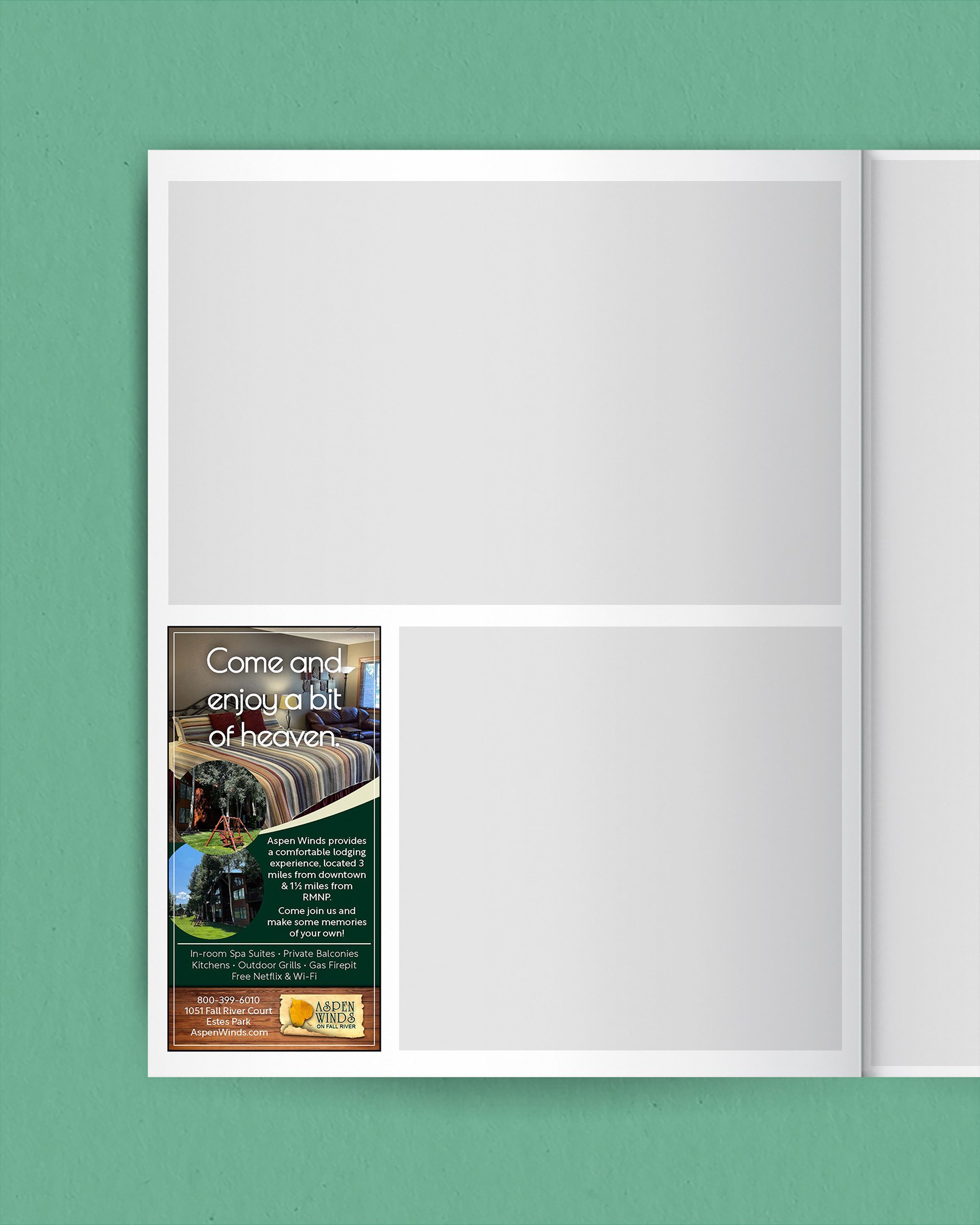 Aspen Winds ad 5 mockup