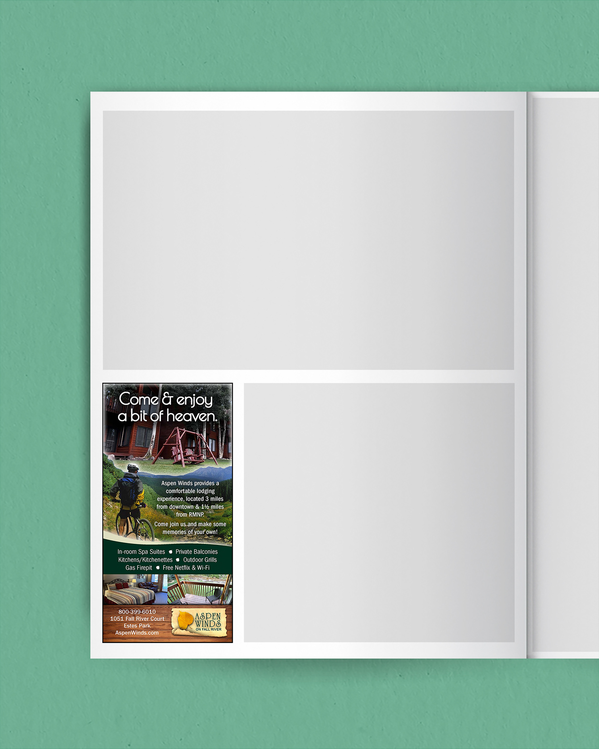 Aspen Winds ad 4 mockup