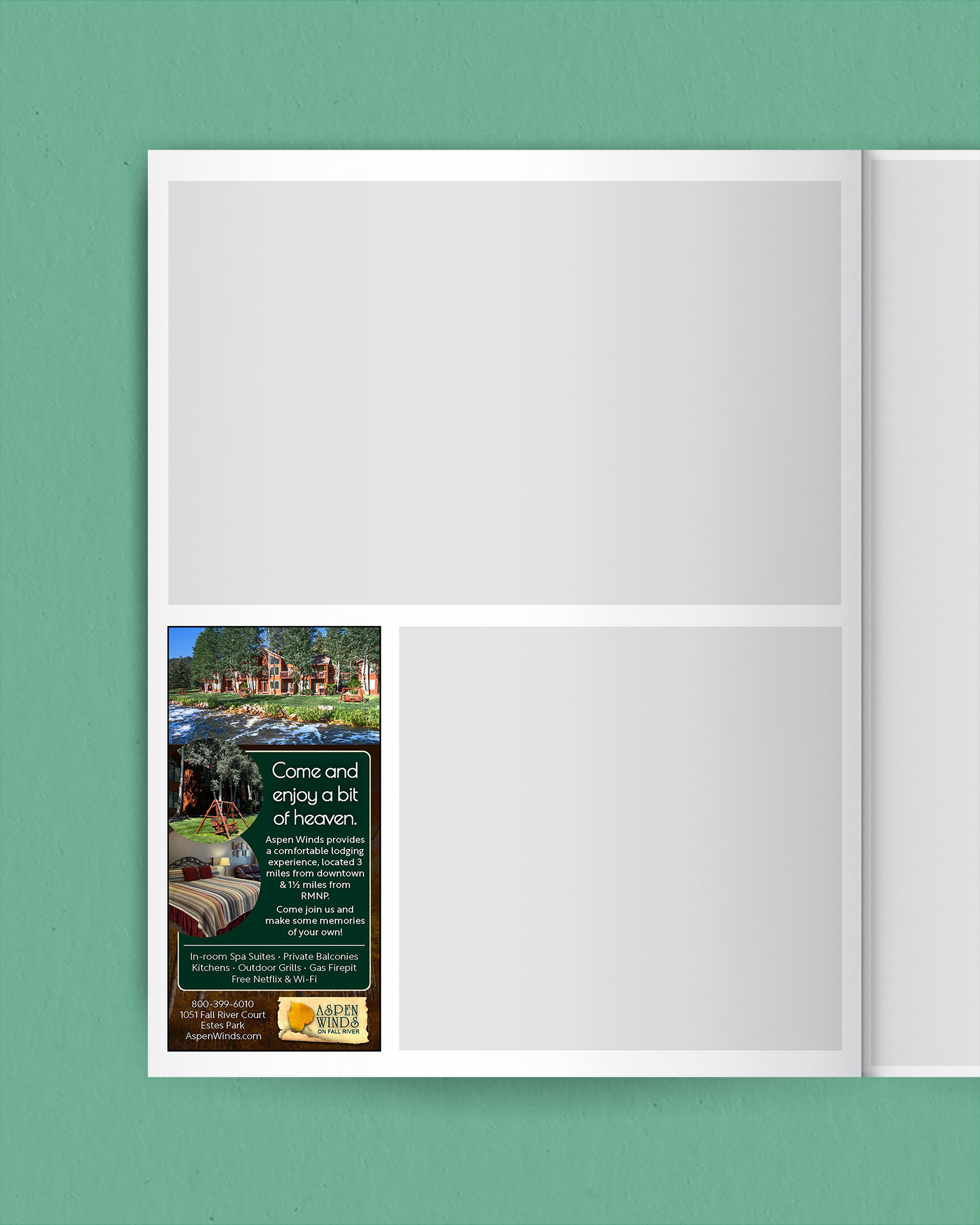 Aspen Winds ad 6 mockup