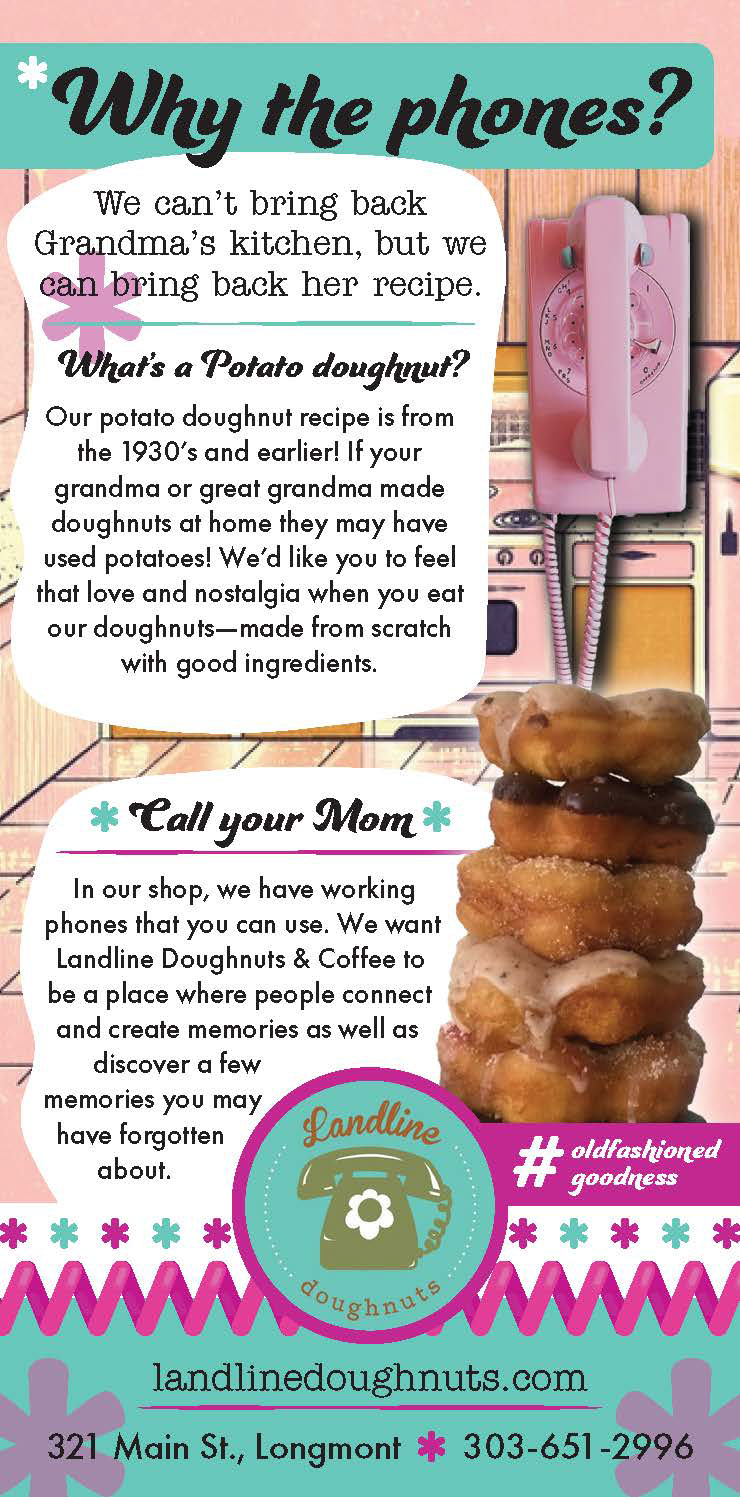 Landline Doughnuts ad 2