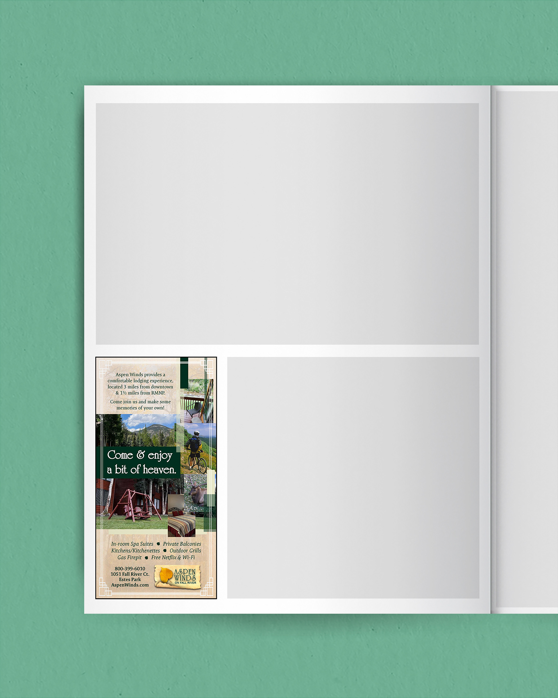 Aspen Winds ad 2 mockup