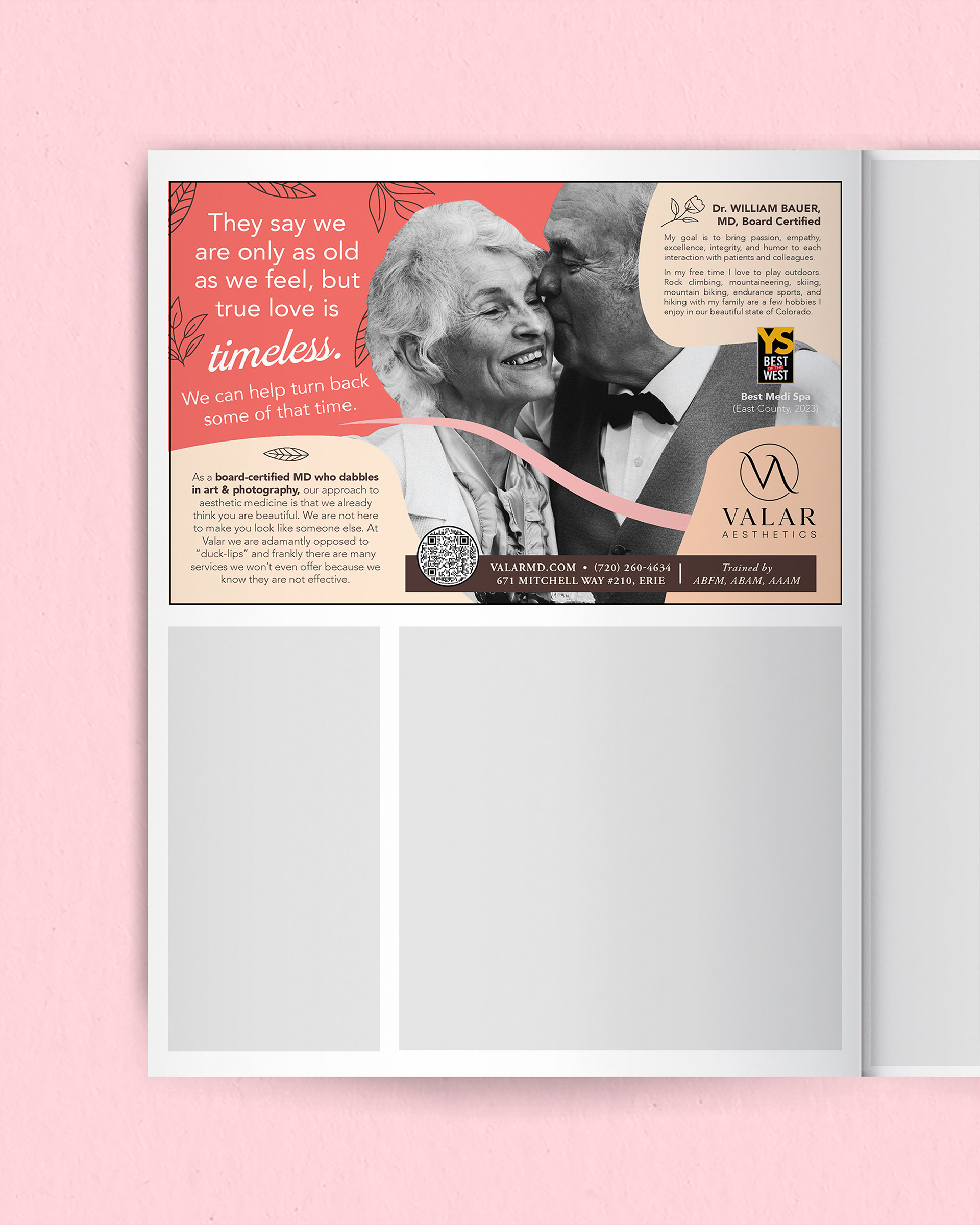 Valar Aesthetics ad mockup 2