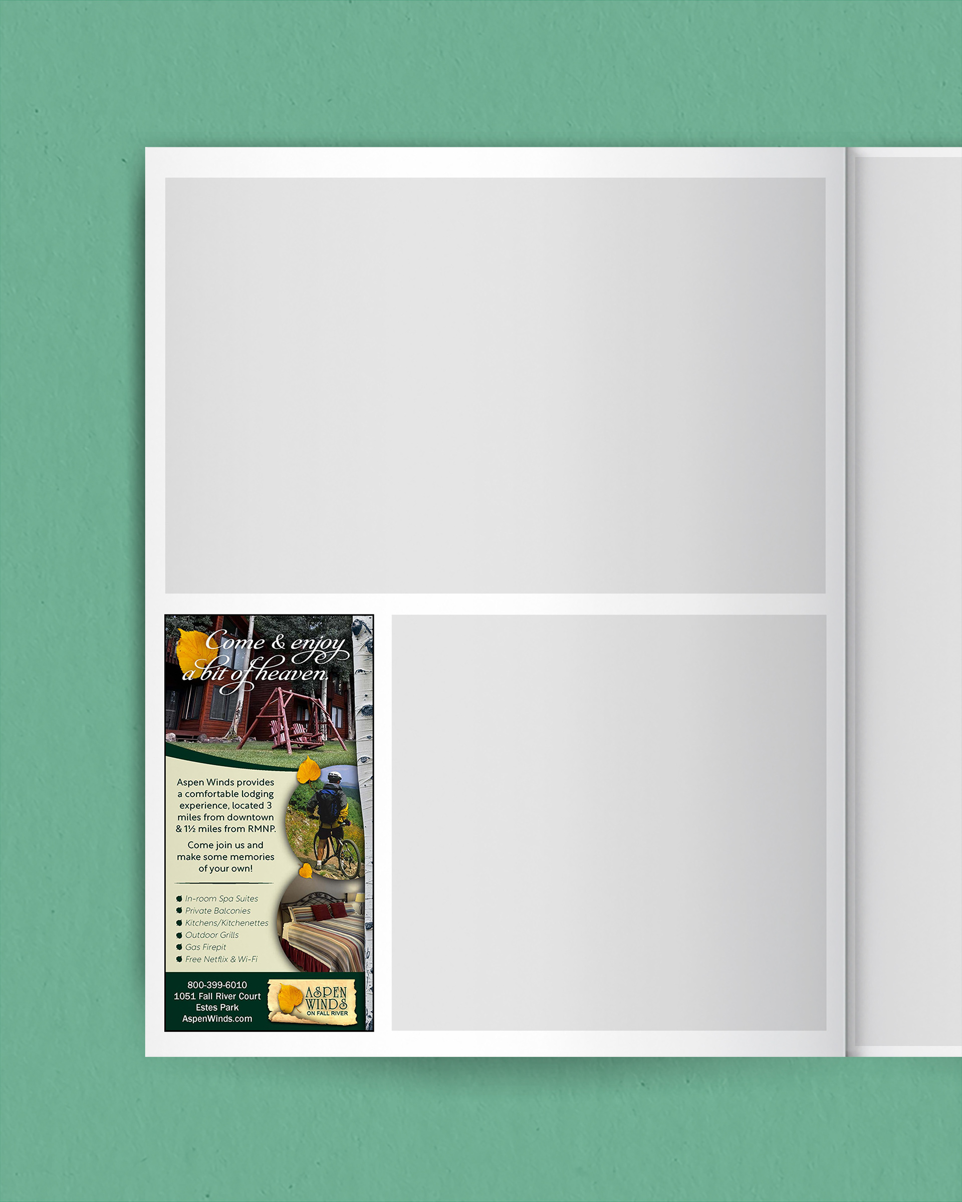 Aspen Winds ad 1 mockup