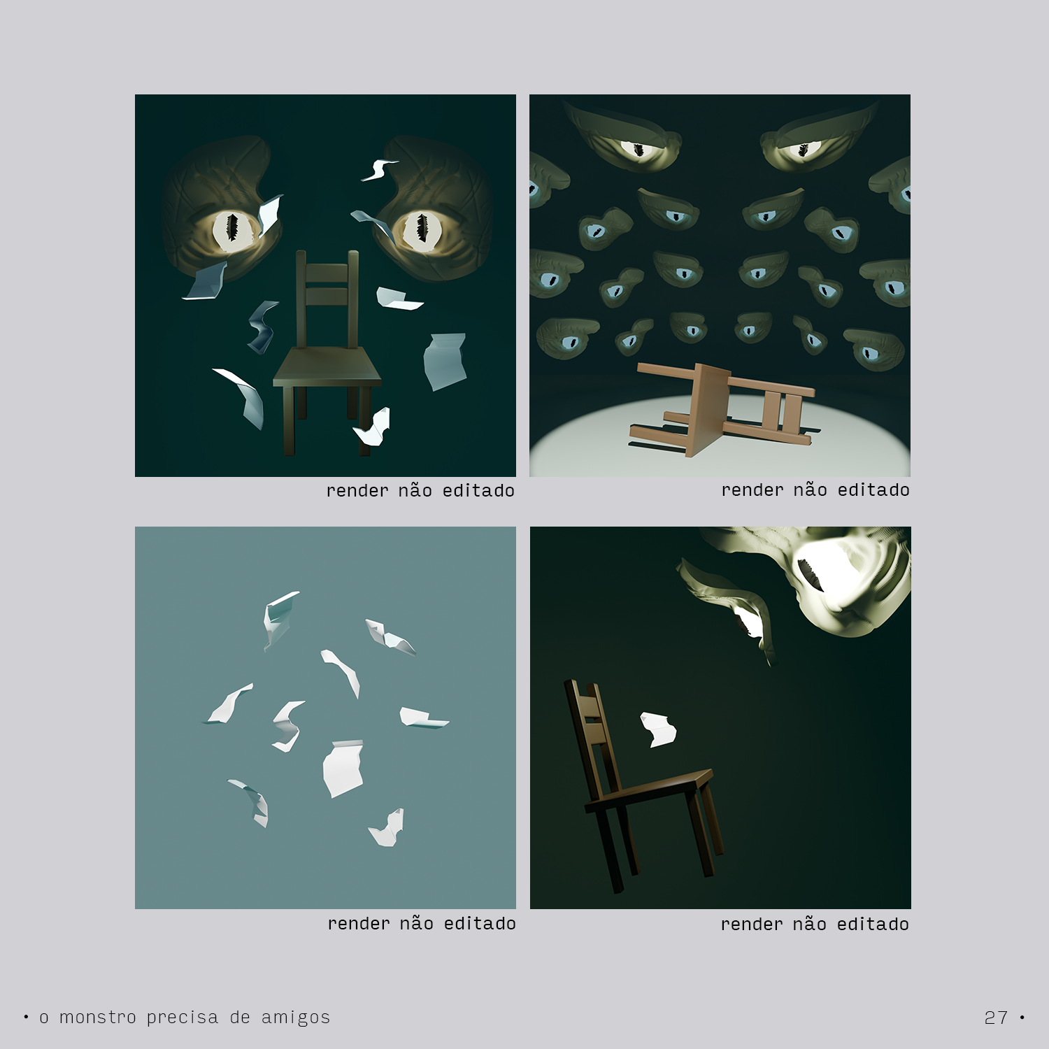 Unedited Renders
