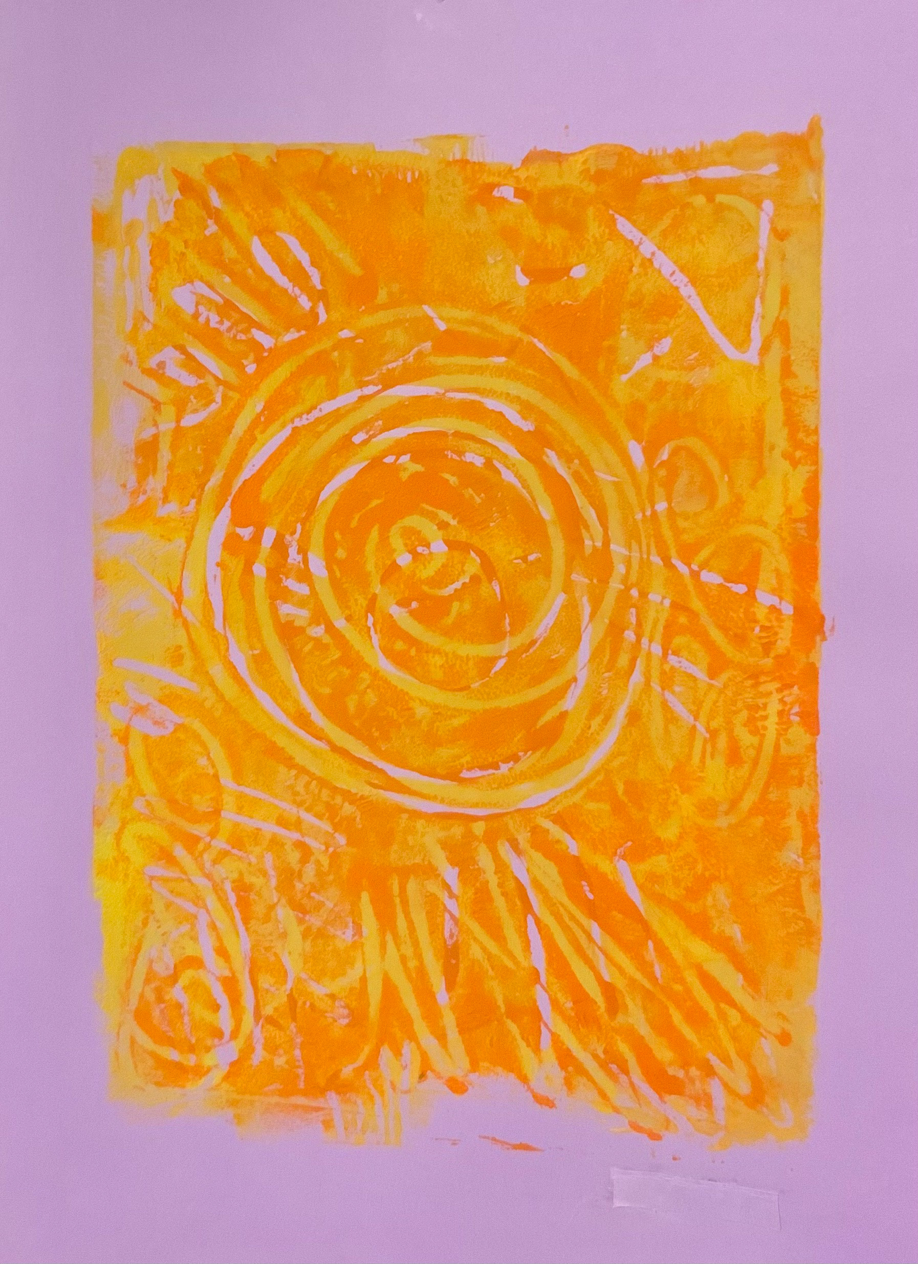 acrylic paint on paper, 21 x 29.7 cm