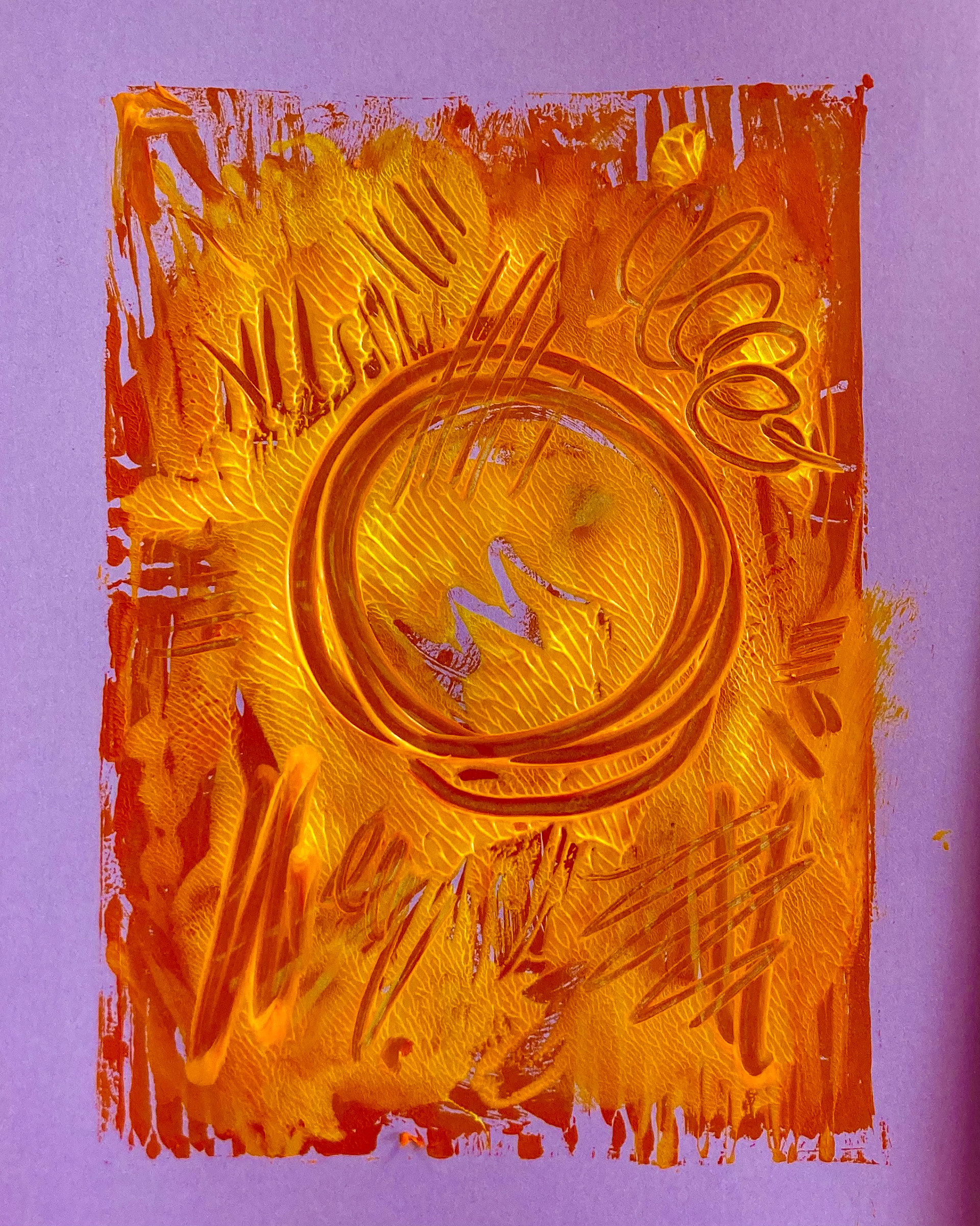 acrylic paint on paper, 21 x 29.7 cm