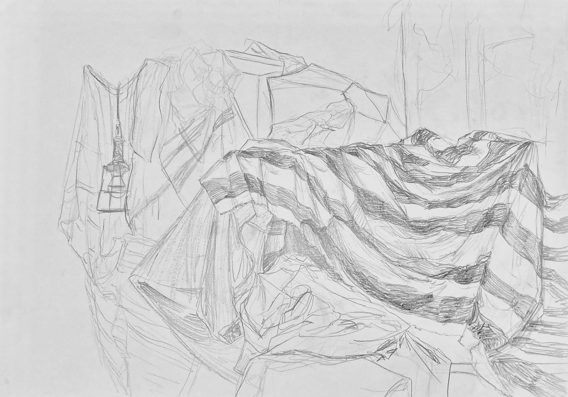 graphite on paper, 42 x 59.4 cm