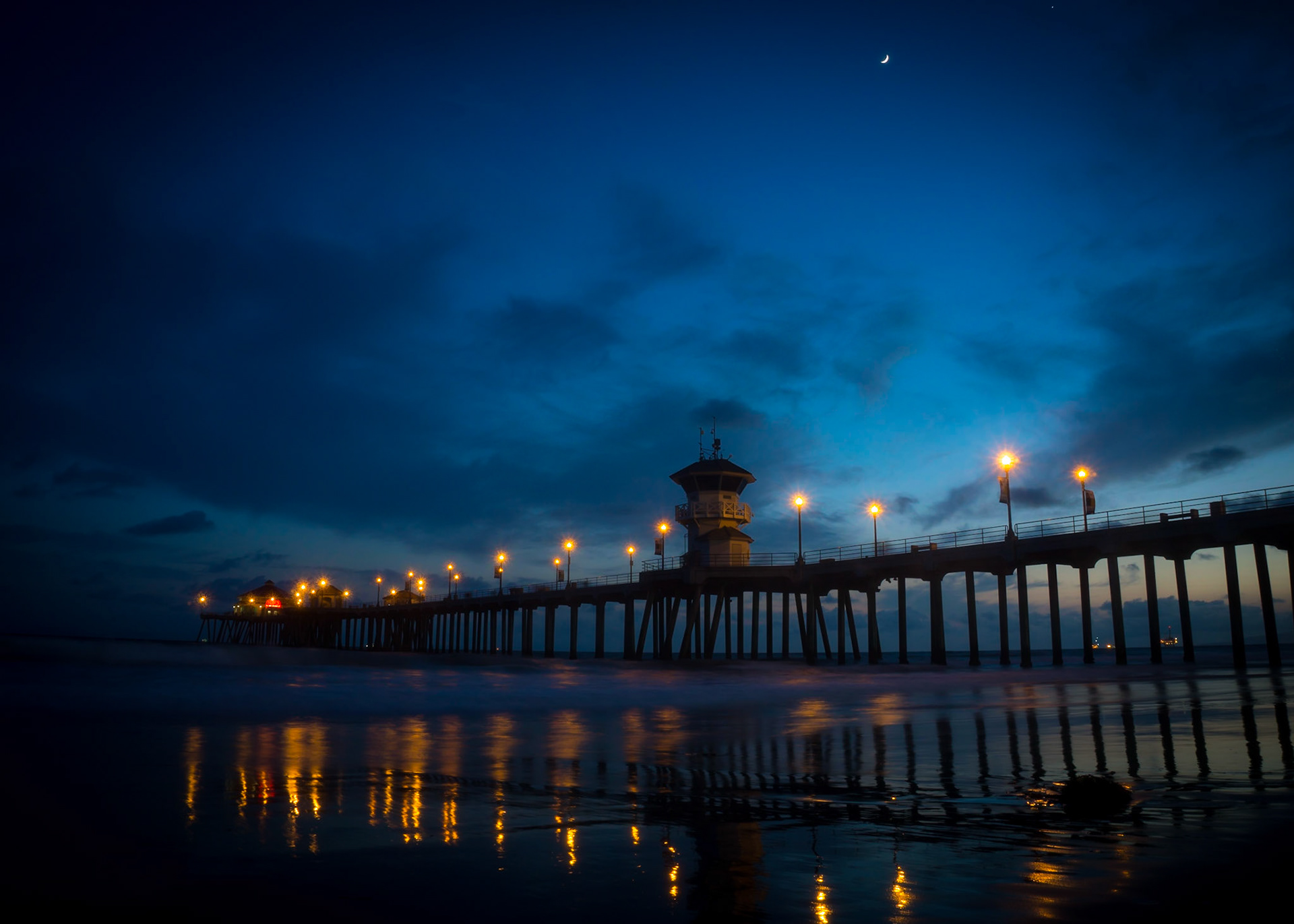 Blue Hour at HB PIer