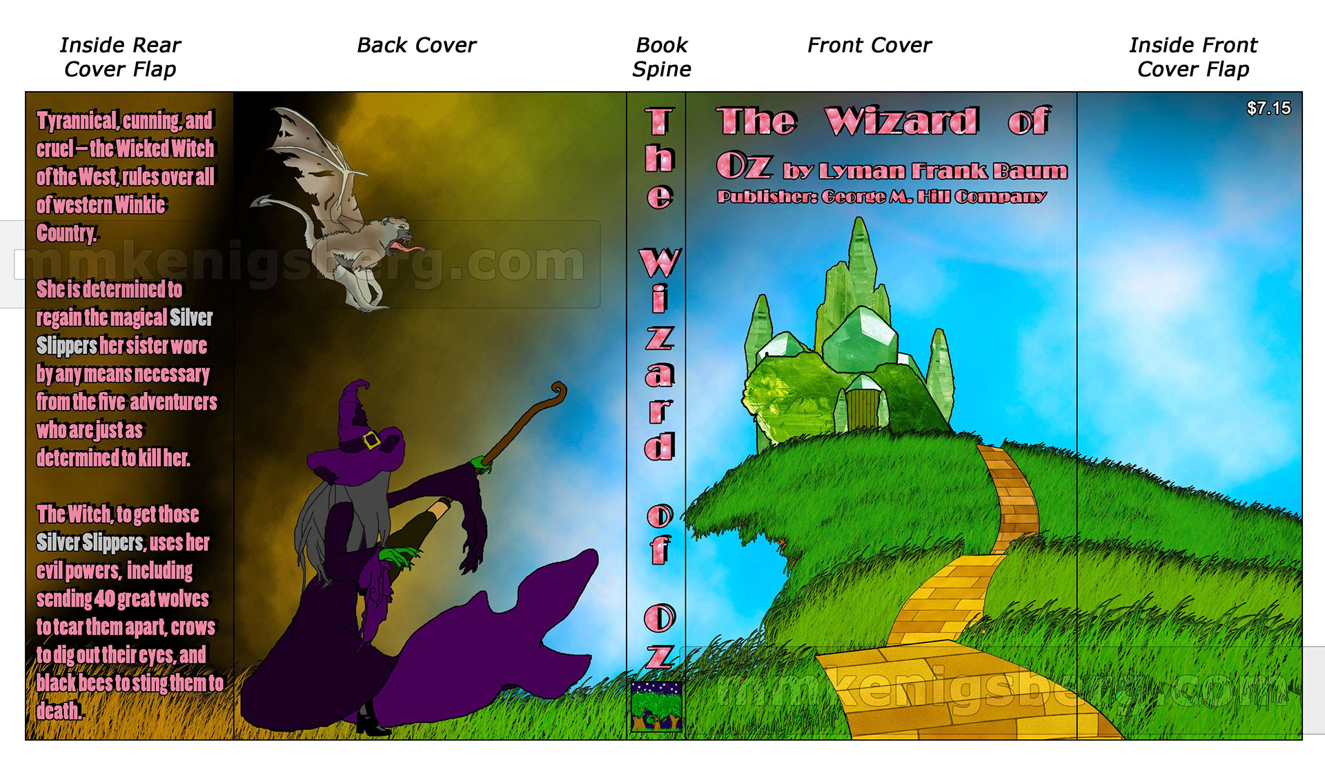 The Wizard of Oz book jacket