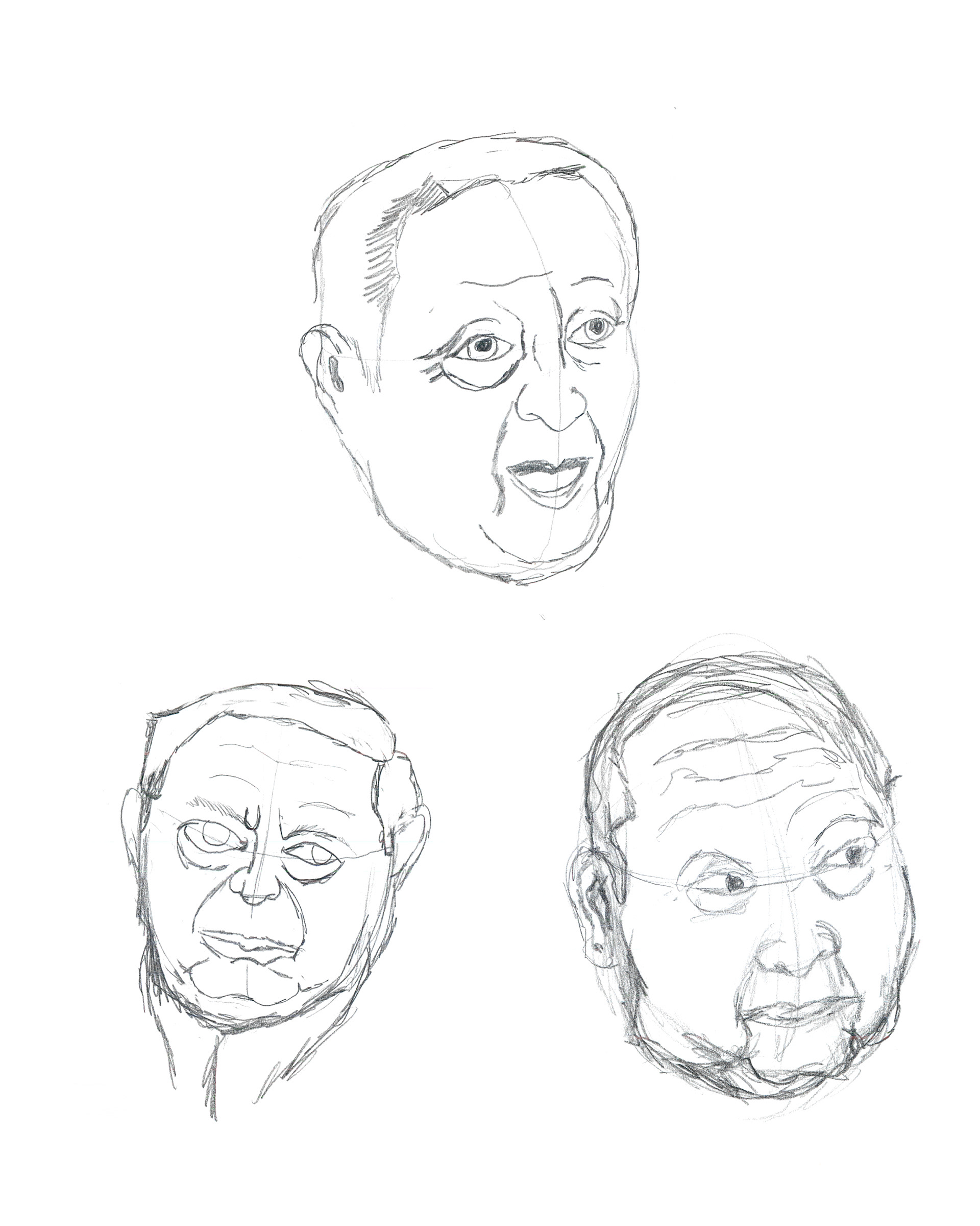 Three heads are better than one - sketch