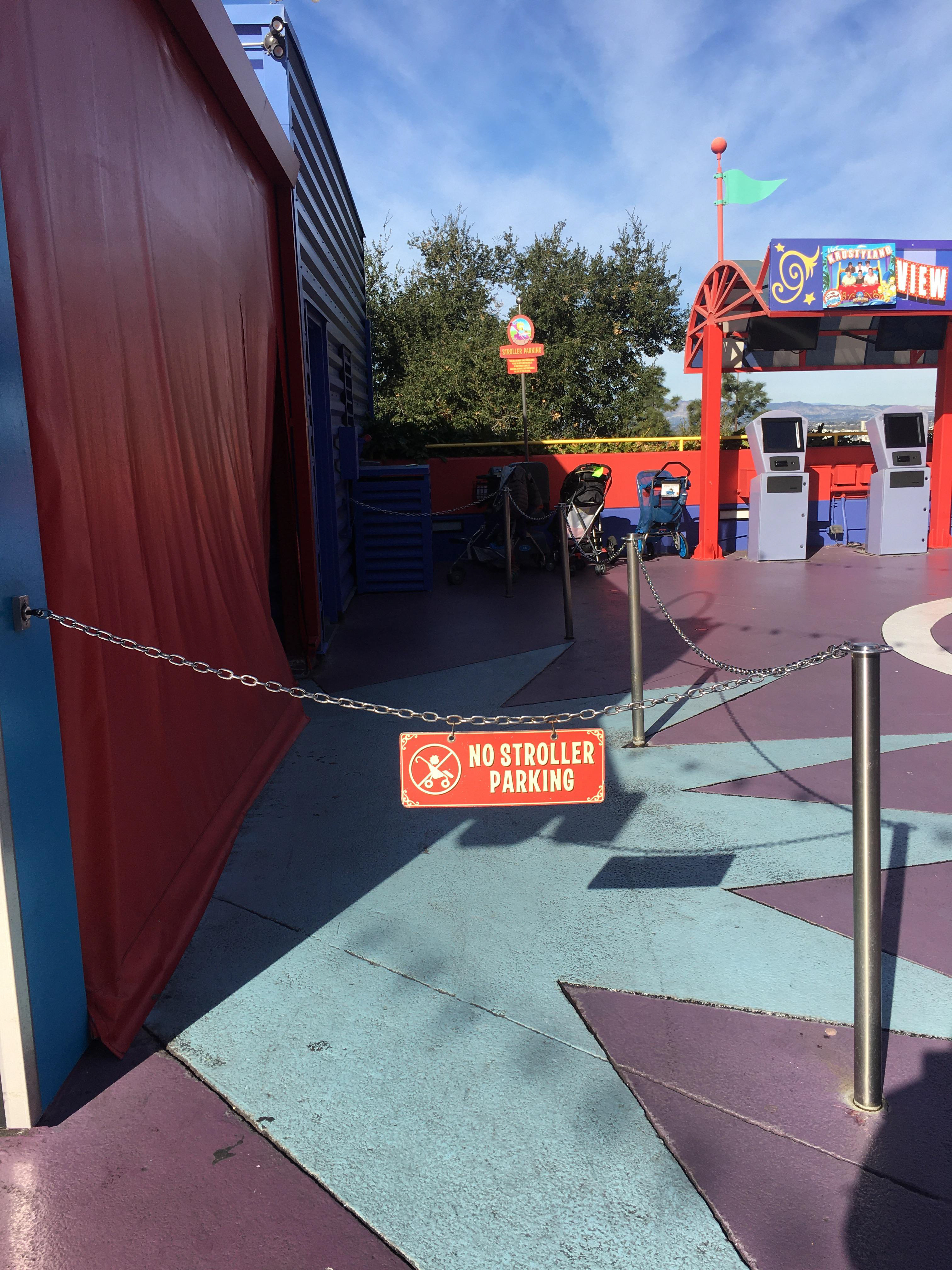 Simpsons No Stroller Parking