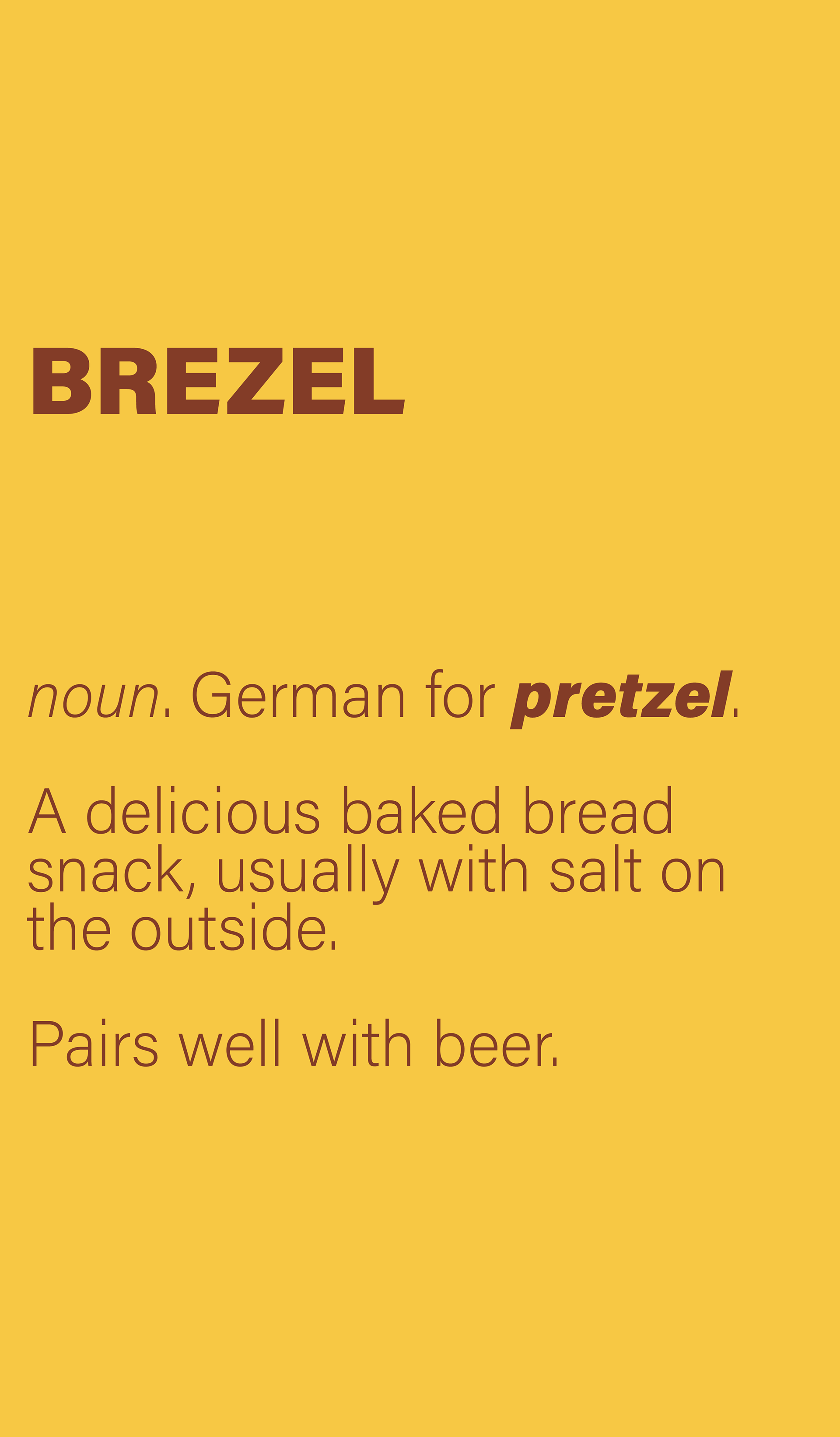 One side of the box for pretzel-making kit