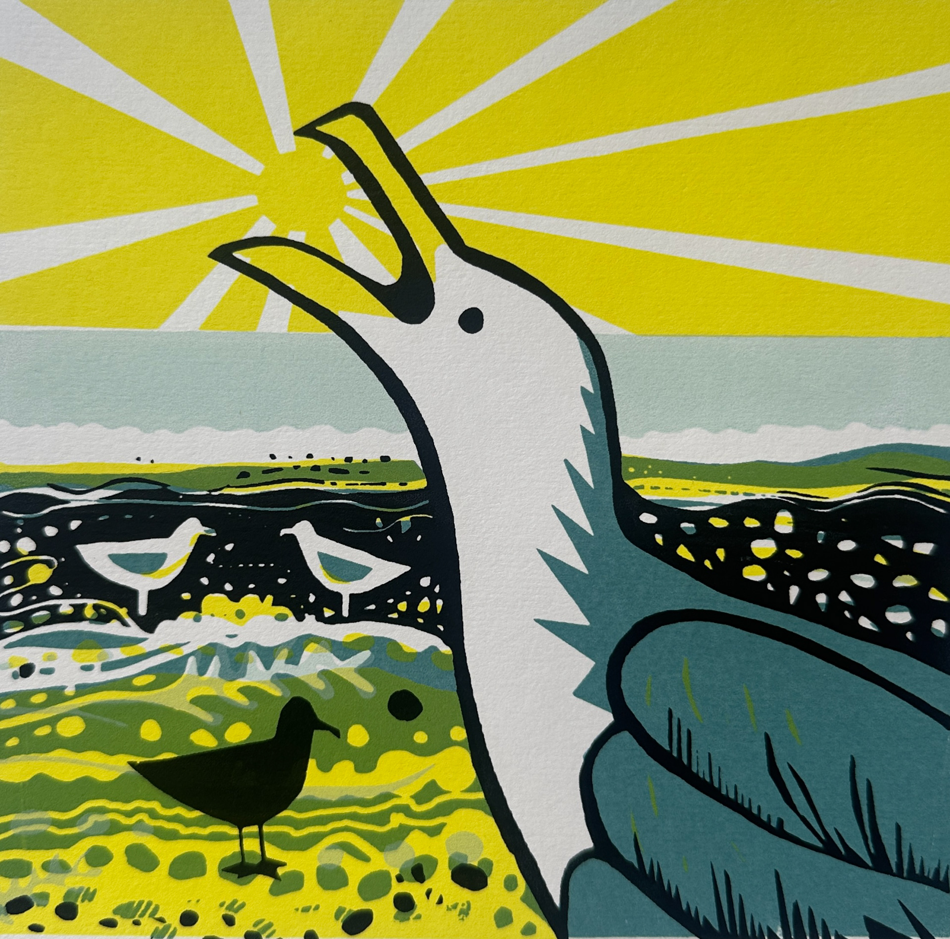 Good Morning 2 Screenprint