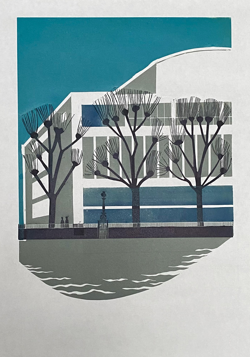 Teal Royal Festival Hall - SOLD