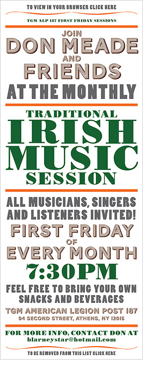 "DON MEADE/BLARNEY STAR PRODUCTIONS" RELATED EVENTS MUSIC SESSION EMAIL: Creative direction, design and production.