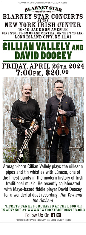 "BLARNEY STAR PRODUCTIONS" CONCERT EMAIL: Creative direction, design and production.