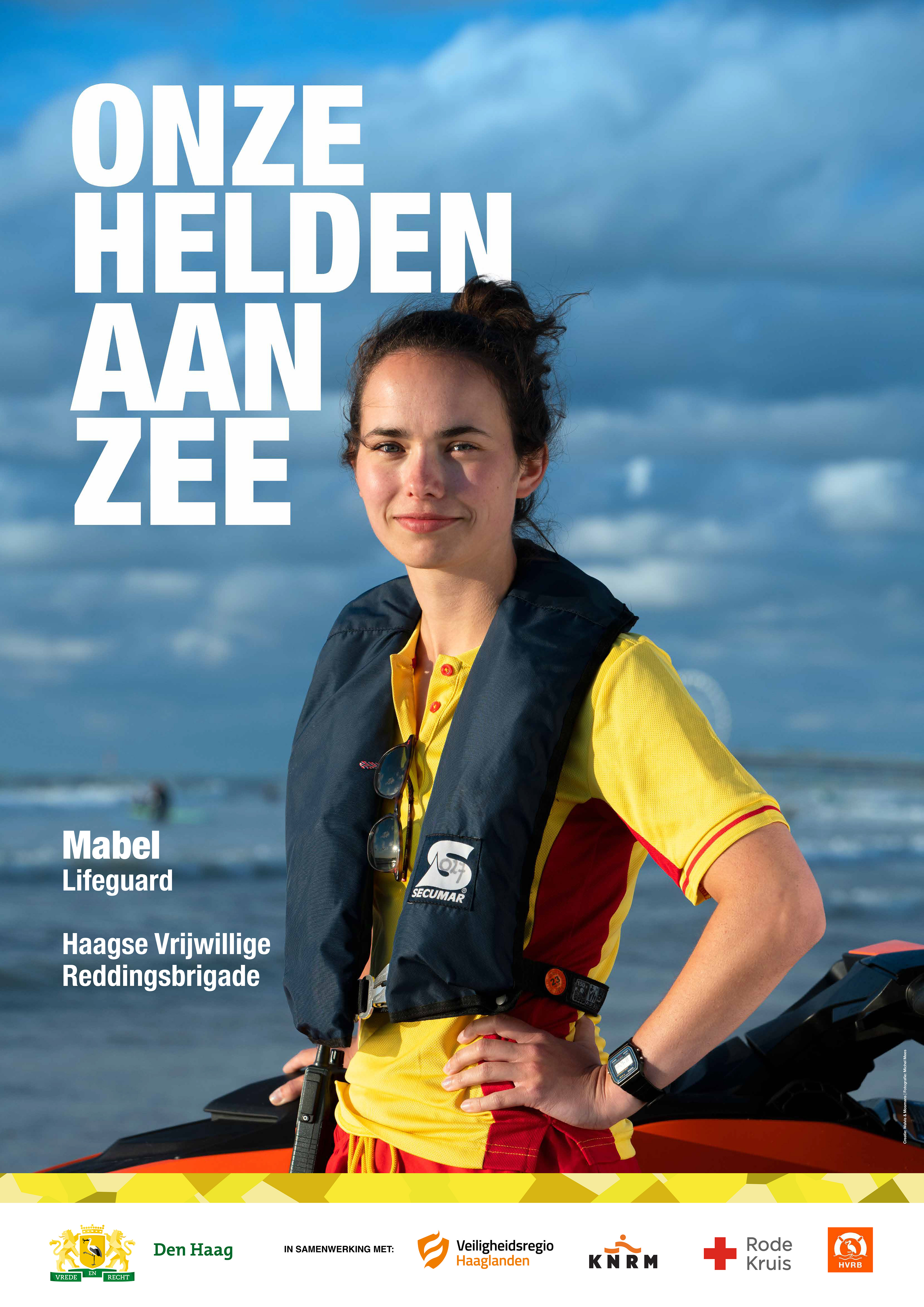 Onze Helden aan Zee campagne voor Geemeente Den Haag