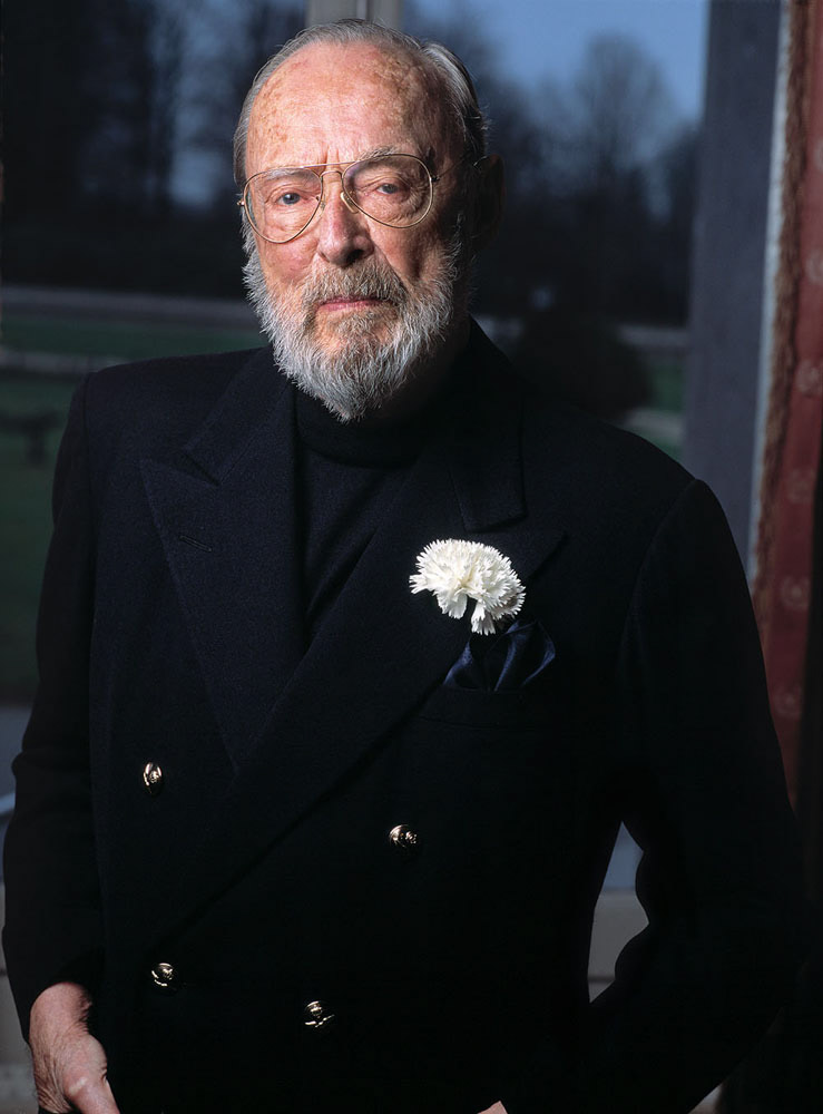 Portretfoto van Prins Bernhard door portretfotograaf Michel Mees