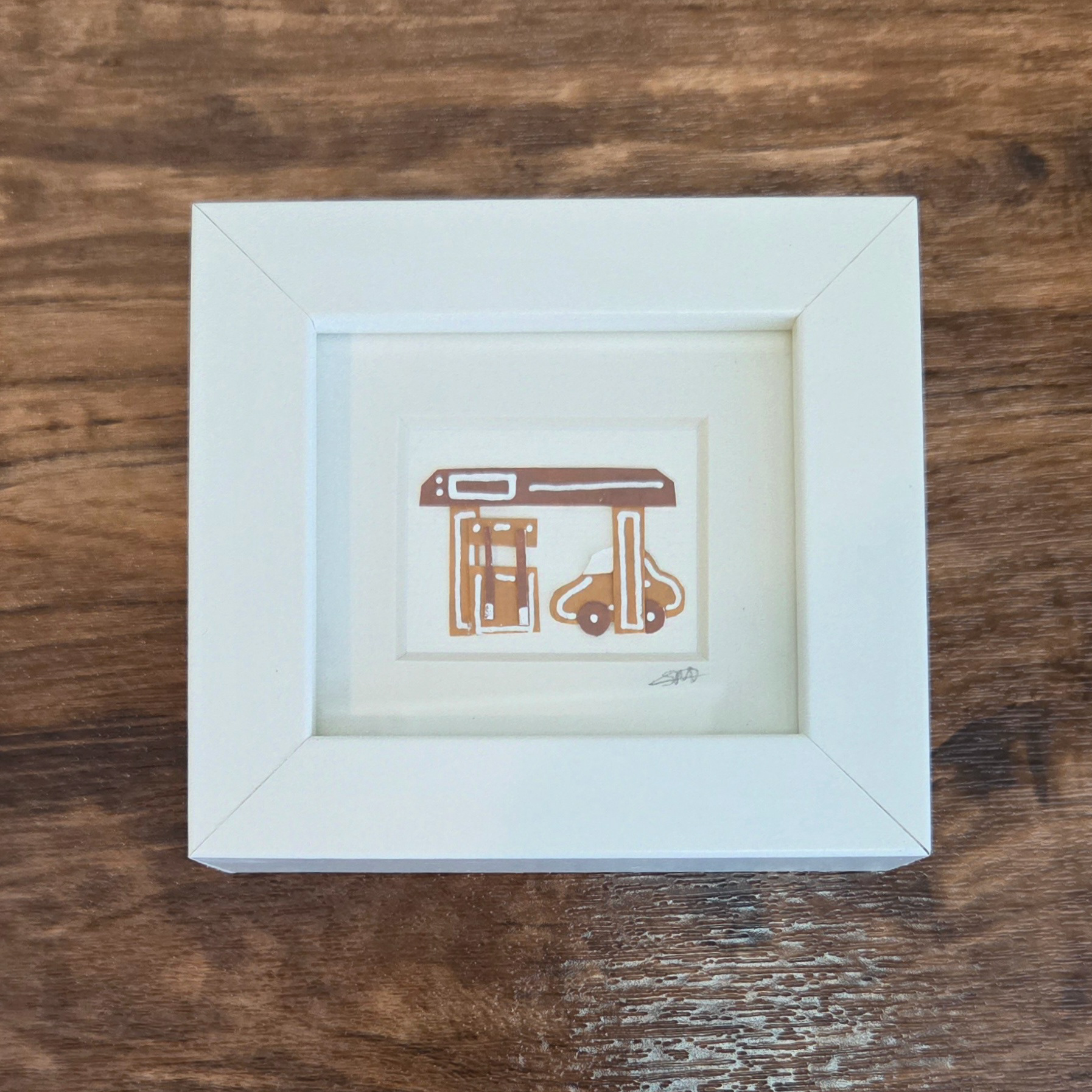 Gingerbread Petrol Station