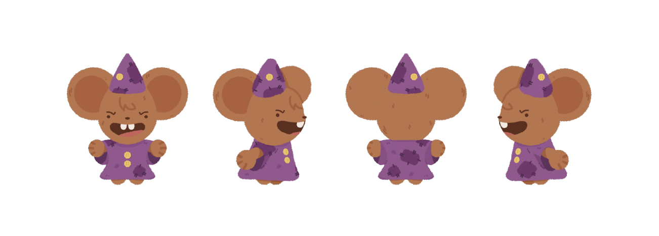 Rupert The Wizard, Character Sheet, 2026 - Procreate