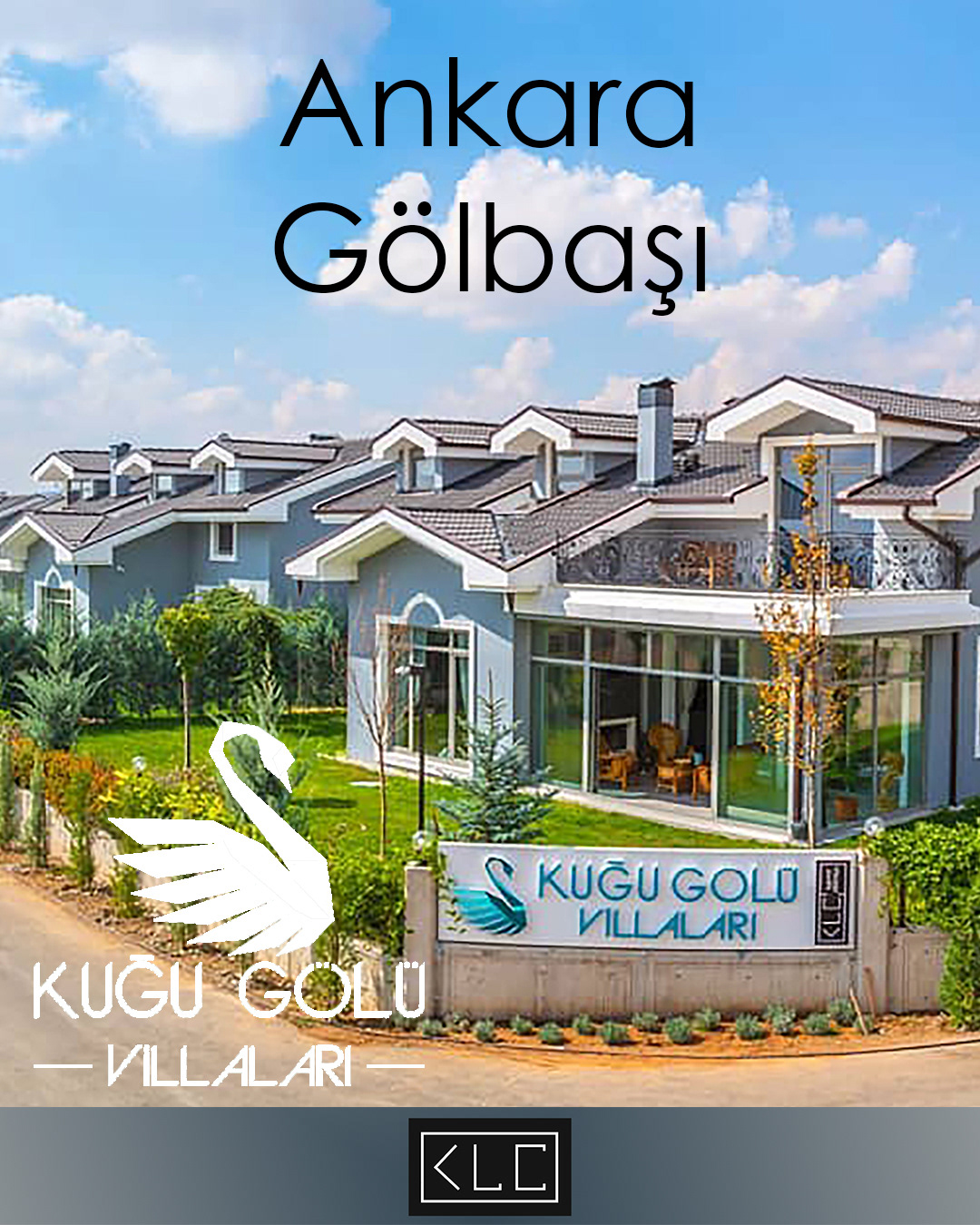 Kuğu Gölü Villaları 🦢  Ankara Gölbaşı’nda 27.000 m²’lik bir alanda inşaatını ve tasarımı yaptığımız Lüks Villa Sitesi projemizde; 35 adet müstakil villa seçeneği bulunmaktadır. 🏡🏡🏡  Villalarımız, yatay yaşam konsepti ile tasarlanmış olup 2019 yılında teslim edilmiştir.
