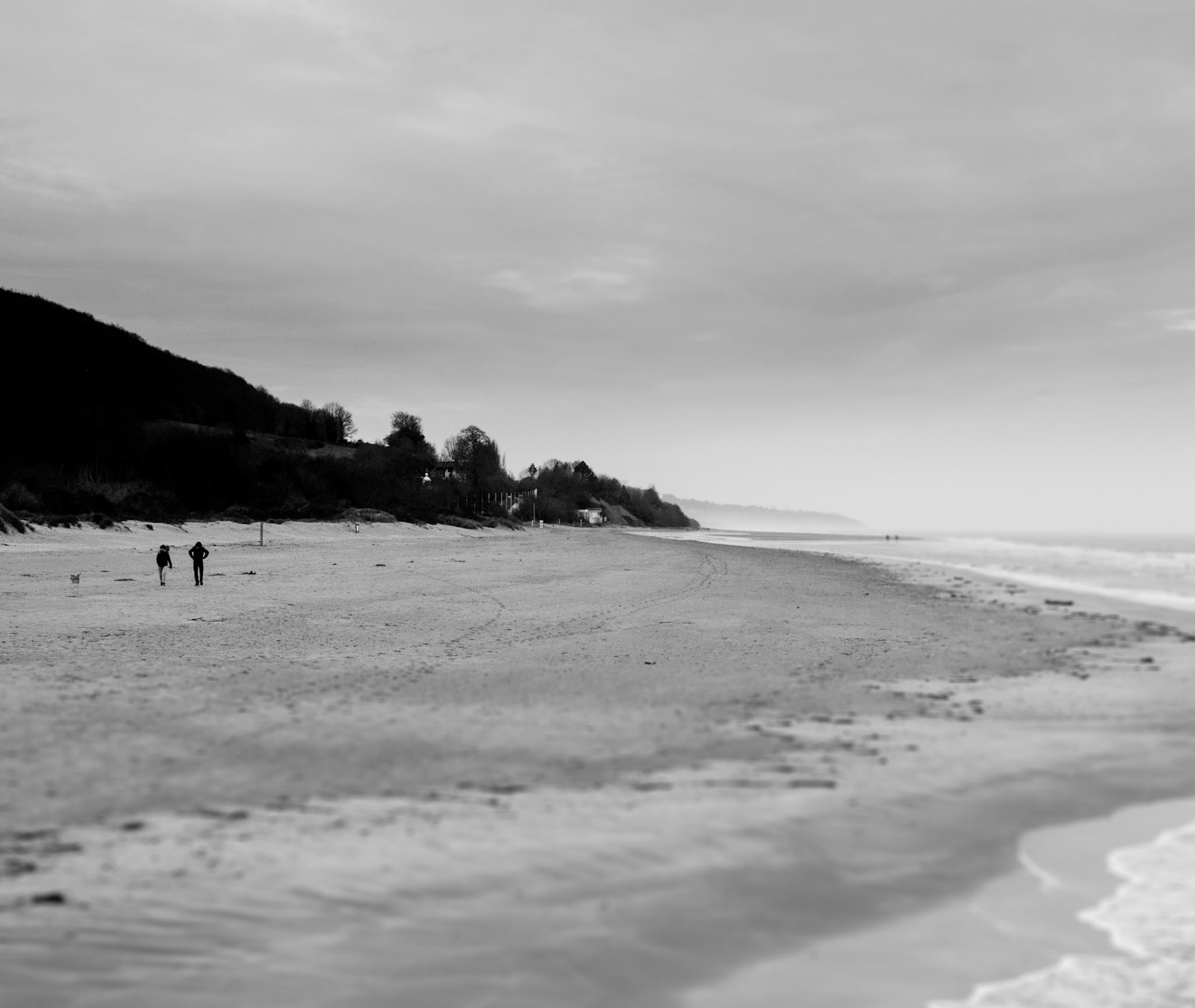 The beach