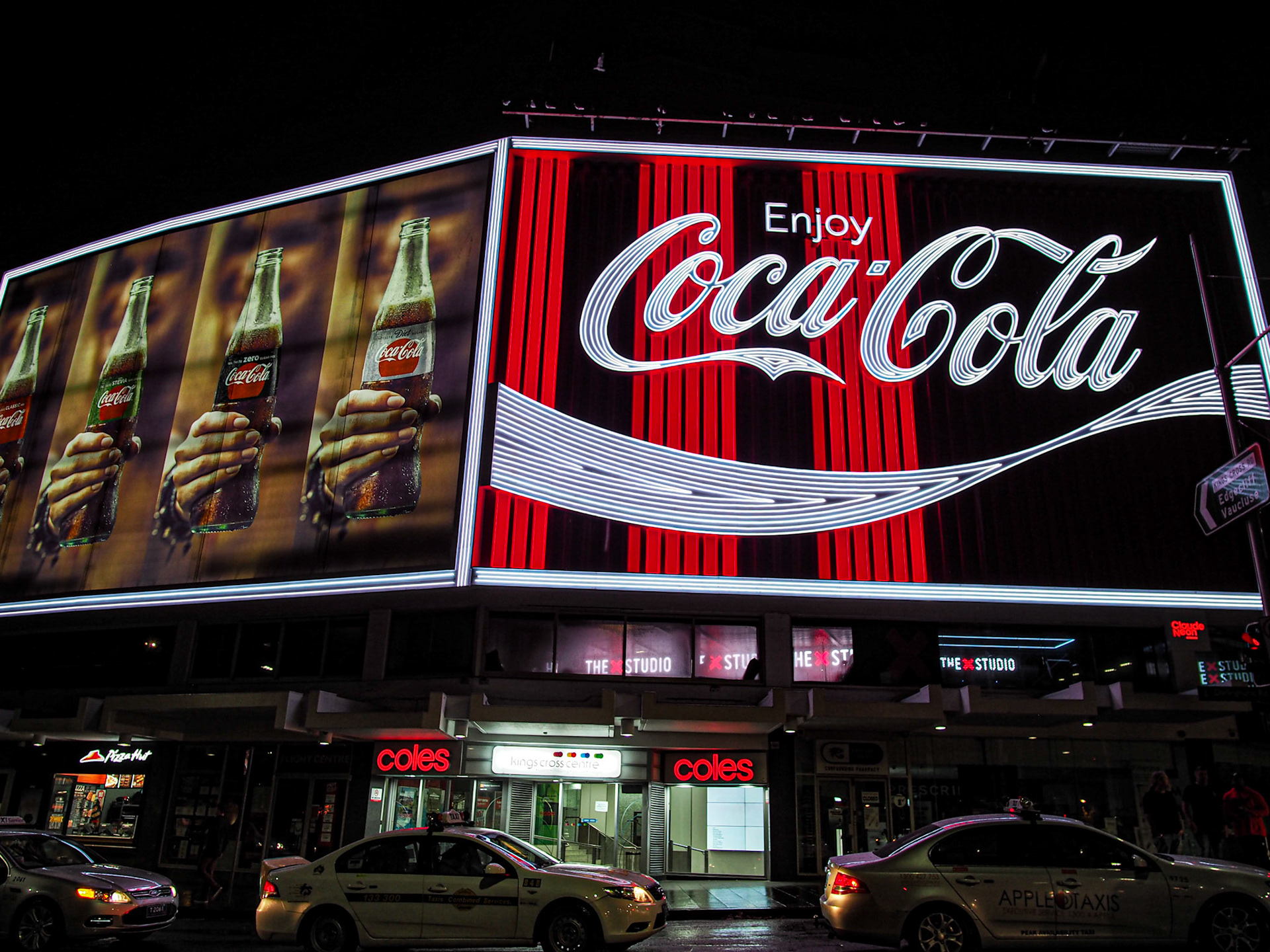 Coca Cola, Coles and Cabs