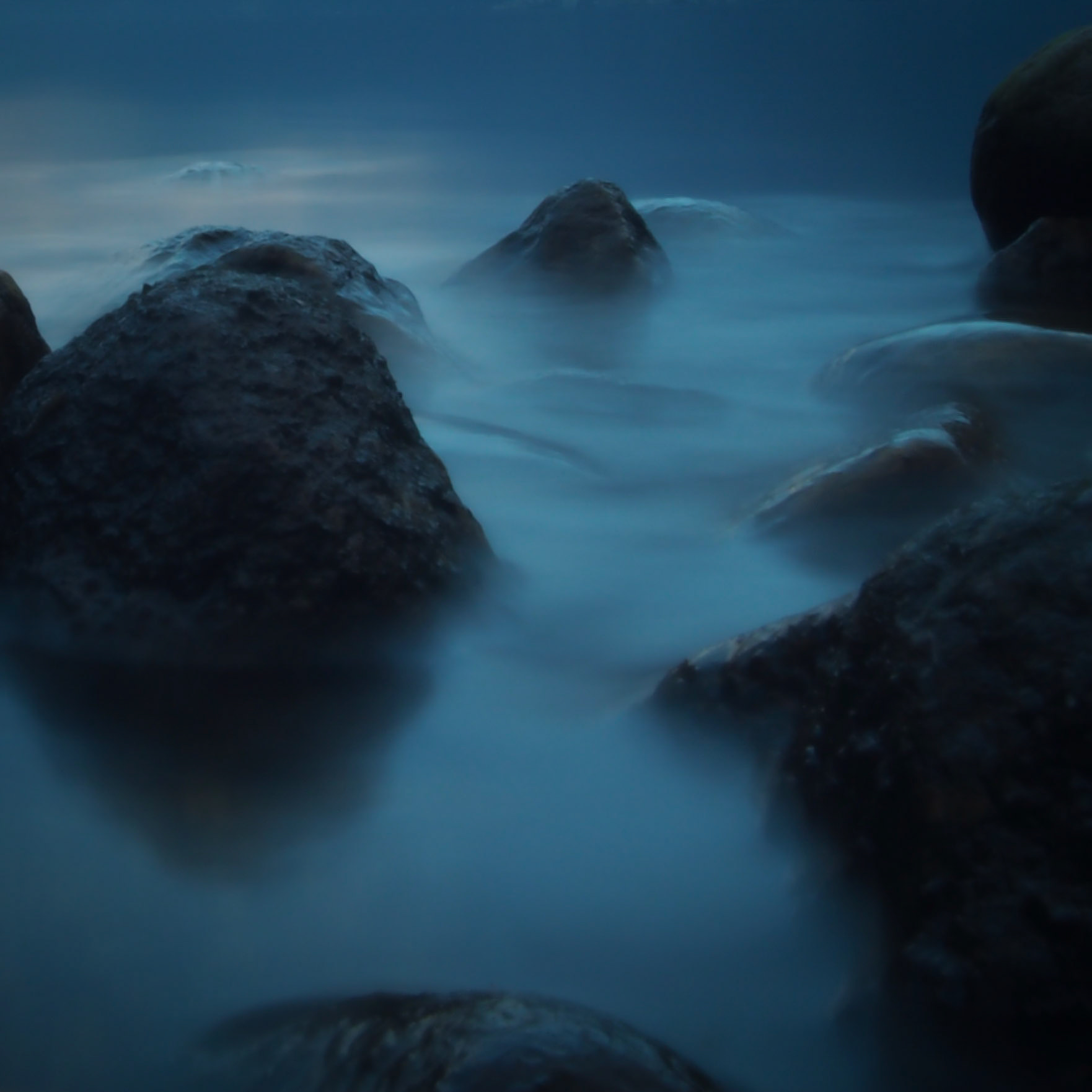 Pebble beach long exposure