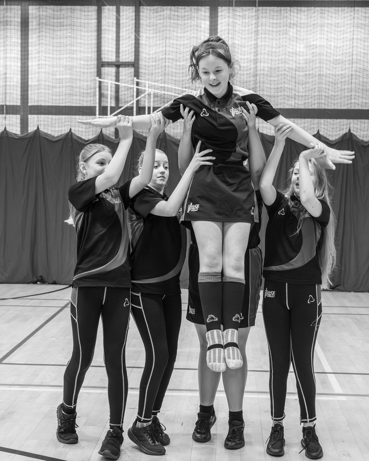 Students at Grangefield Academy, TeesDance workshop