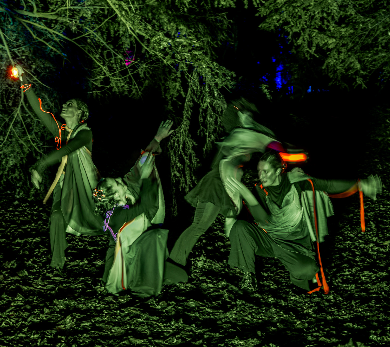 eesDance dancers at Nightfall, Stewart Park