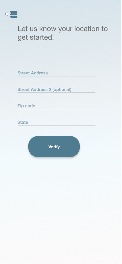 Sign up process