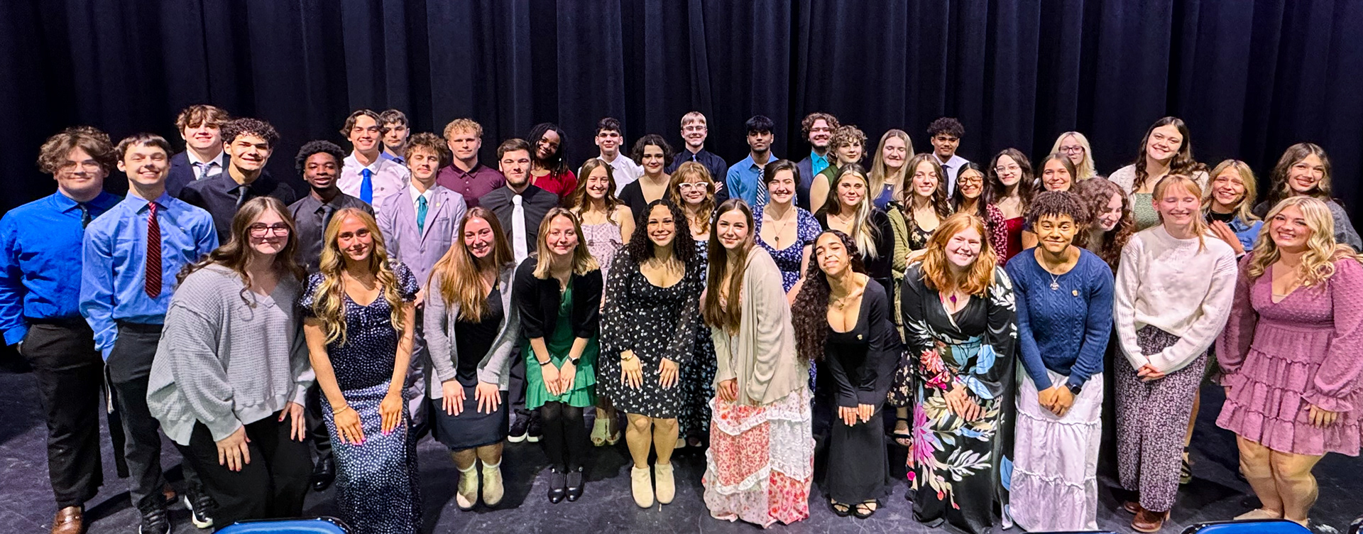 All members of the Xenia High School chapter of the National Honor Society, November 2025.