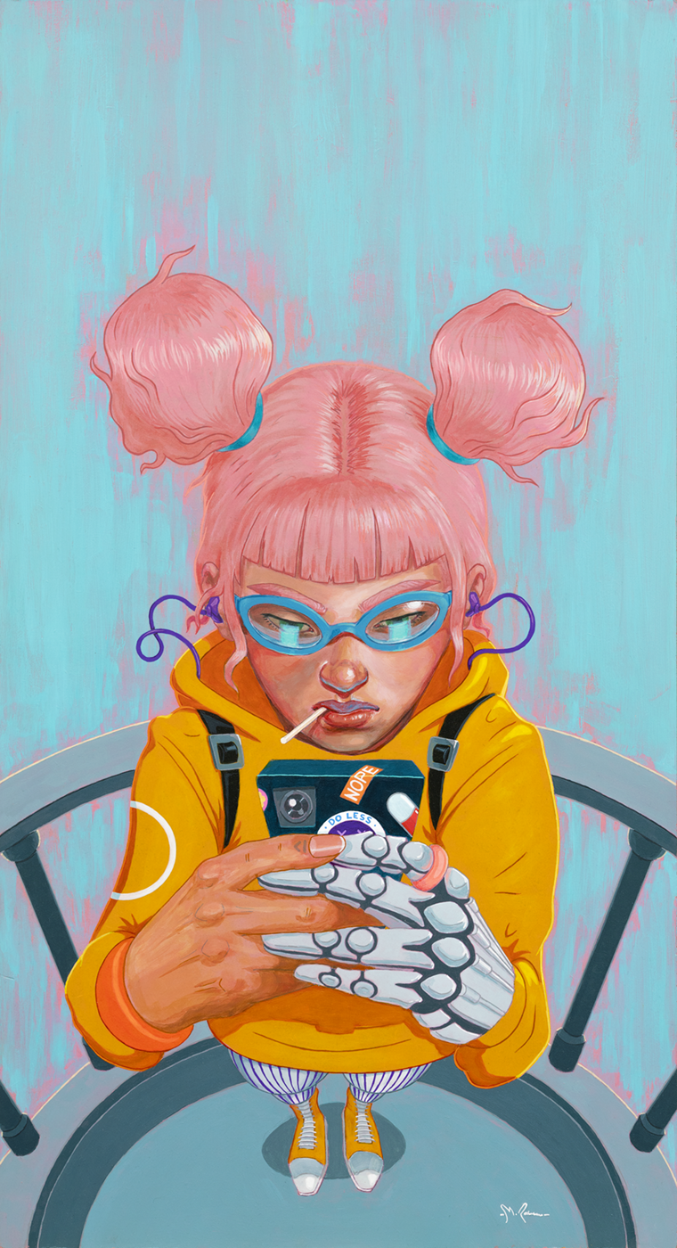 Sensory Deprivation - Acrylic on Board - SOLD