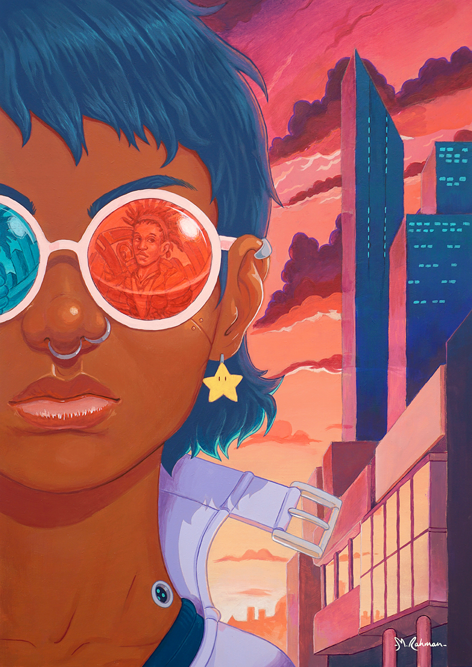 Sunset Rendezvous - Acrylic on Board