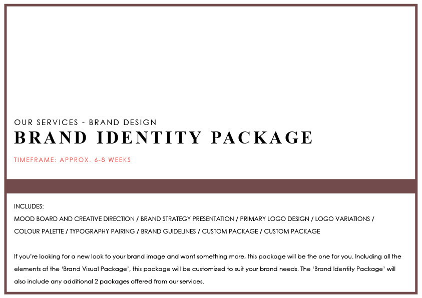 BRAND IDENTITY PACKAGE