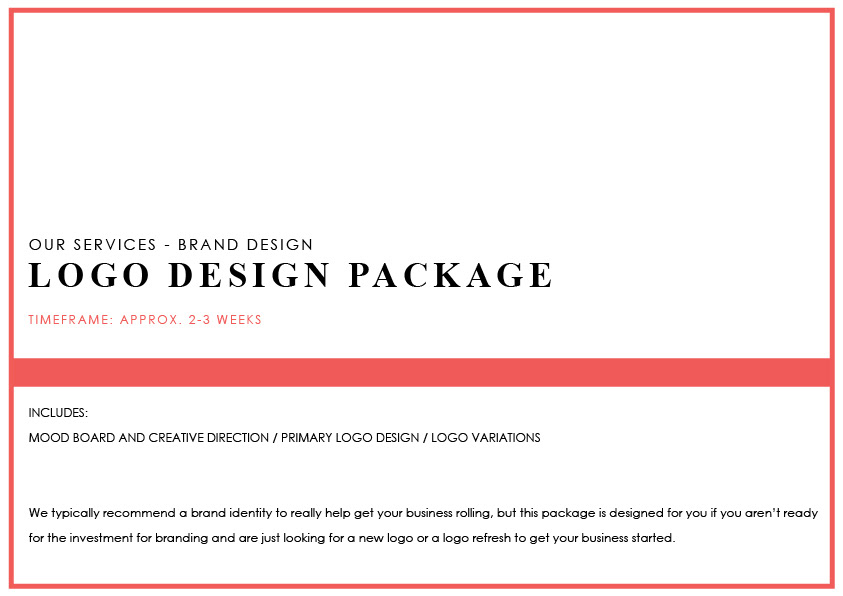 LOGO DESIGN PACKAGE