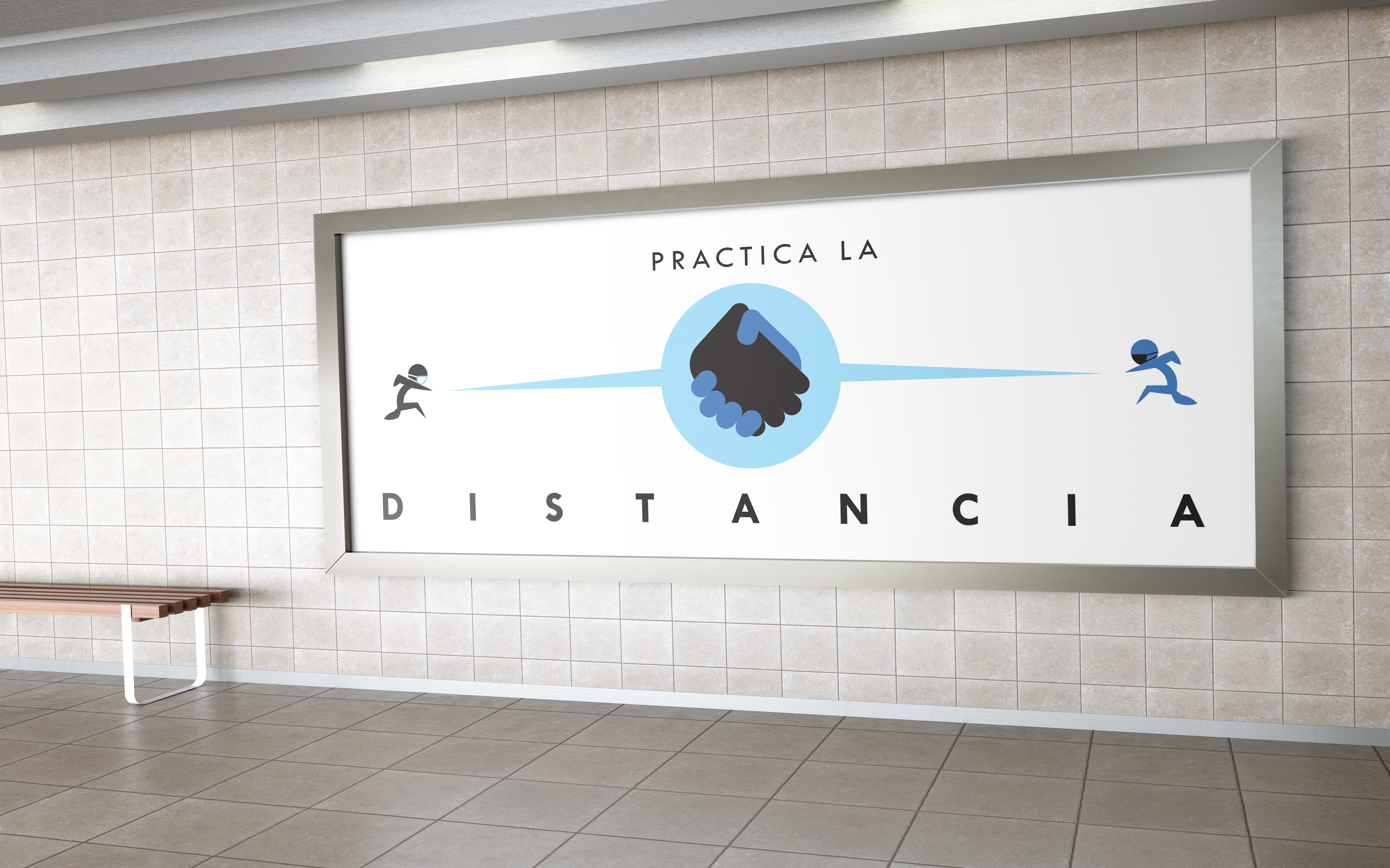 Banner - Distanciamiento Covid-19 - Mockup