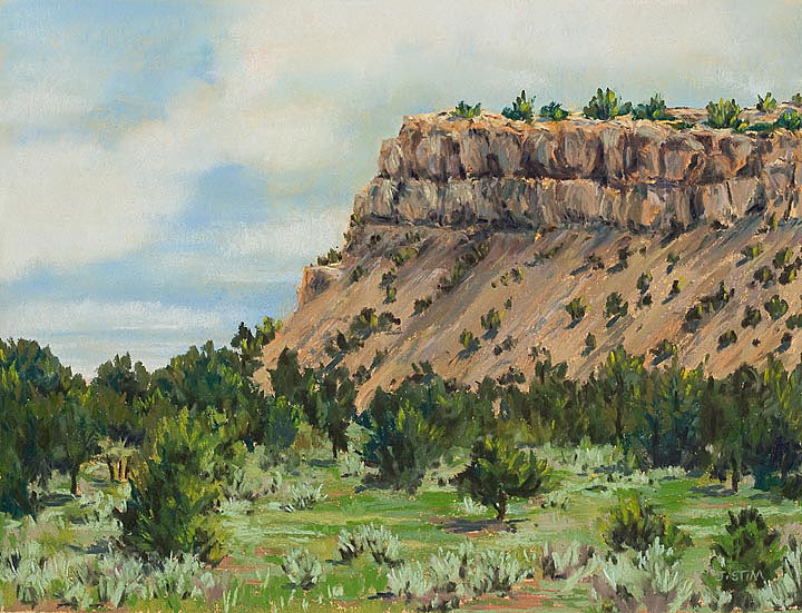 Rising Cliffs 9 x 12