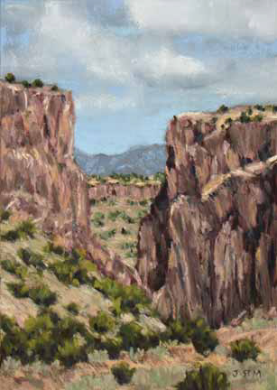 Storm Clouds Over Diable Canyon 7 x 5